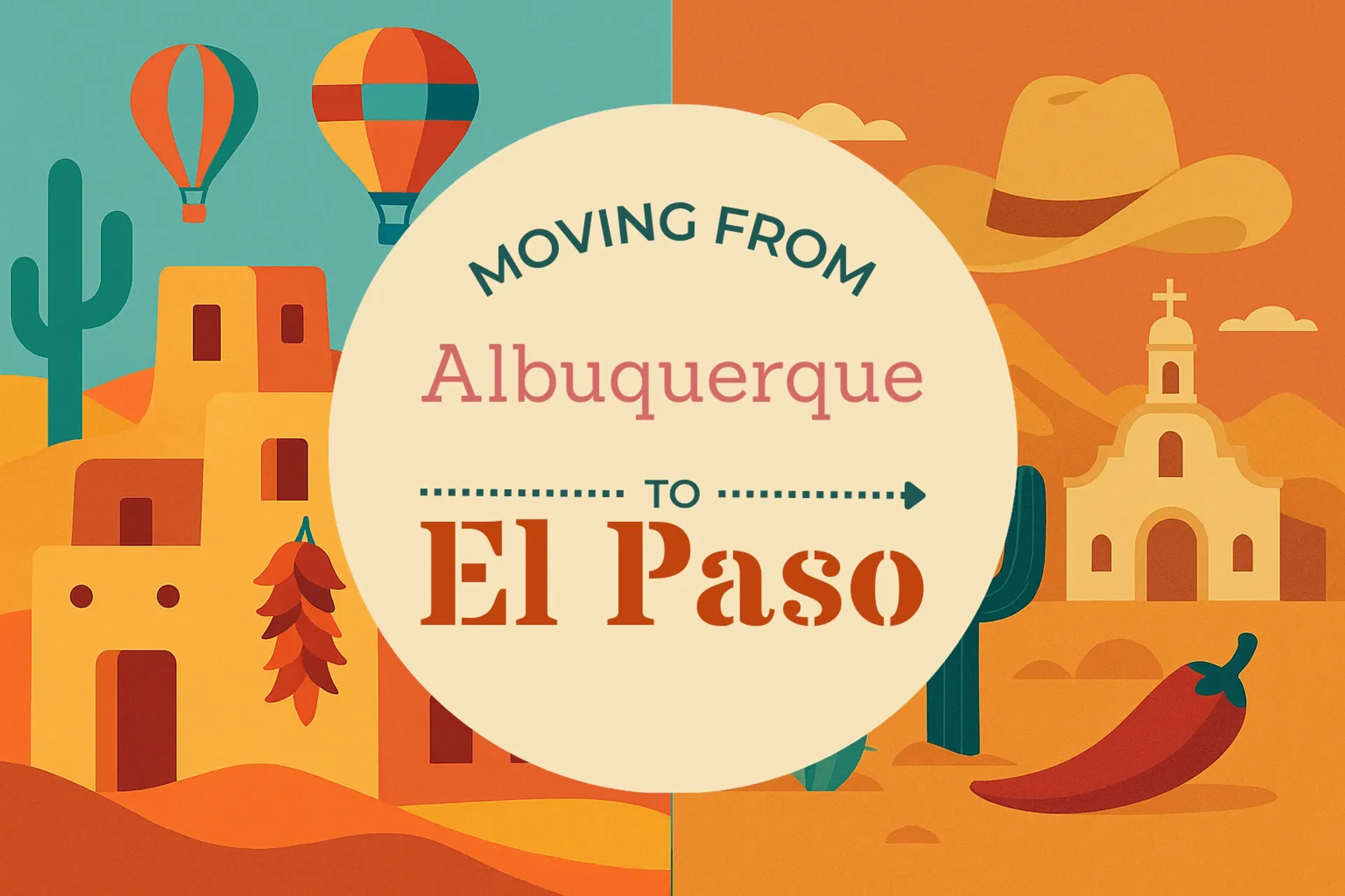 Side-by-side comparison of Albuquerque to El Paso moving companies