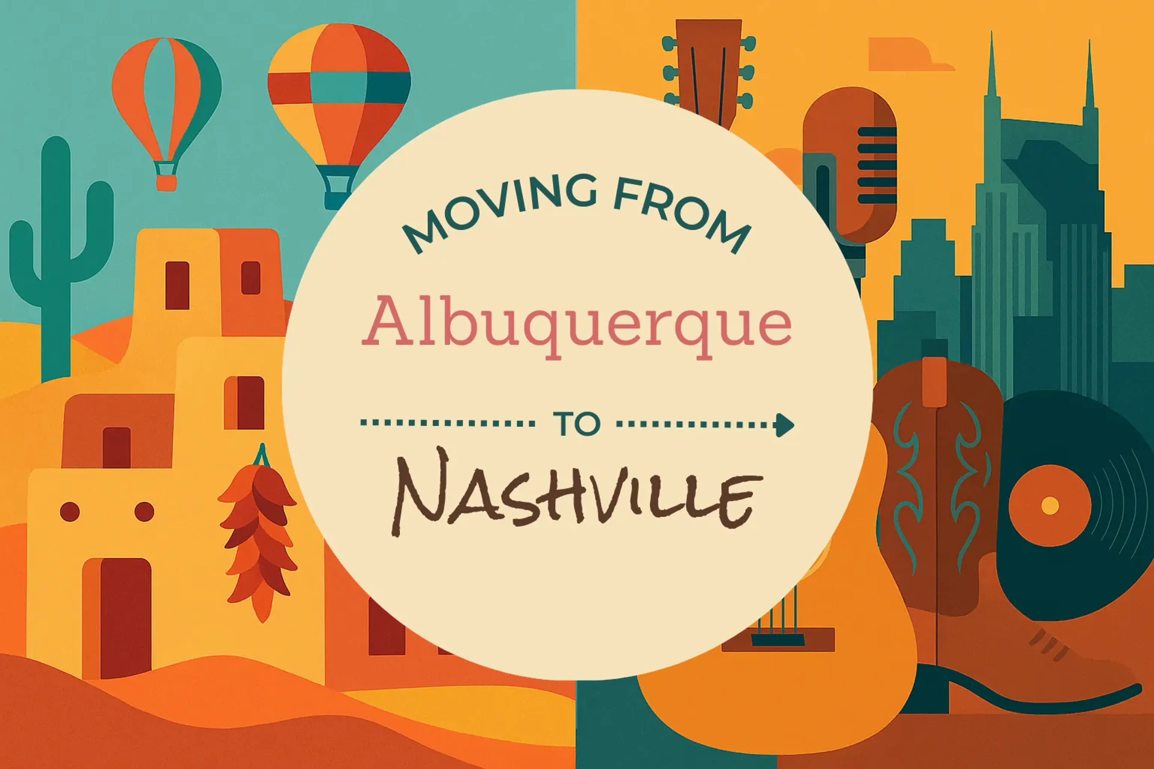 Side-by-side comparison of Albuquerque to Nashville moving companies