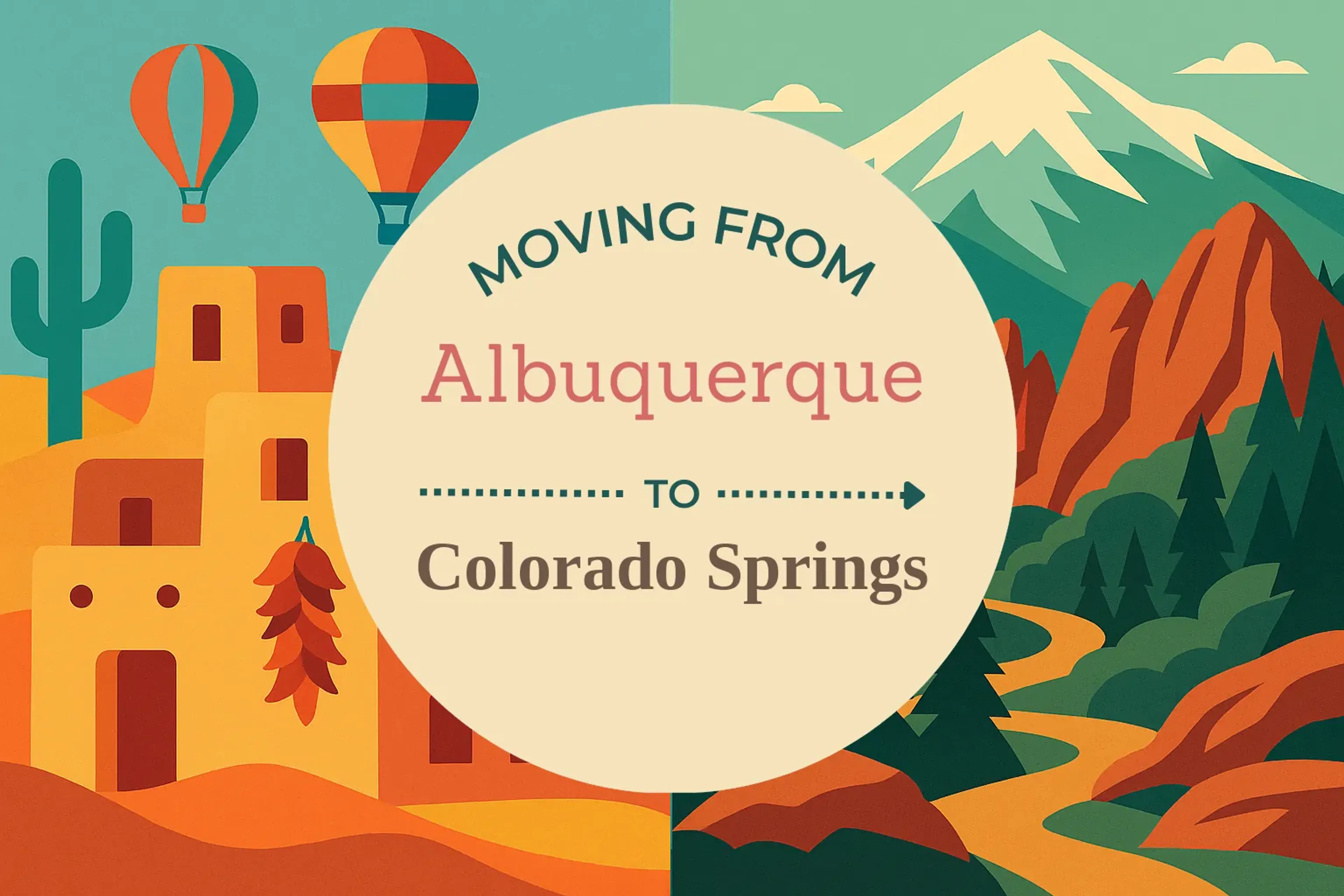 Side-by-side comparison of Albuquerque to Colorado Springs moving companies