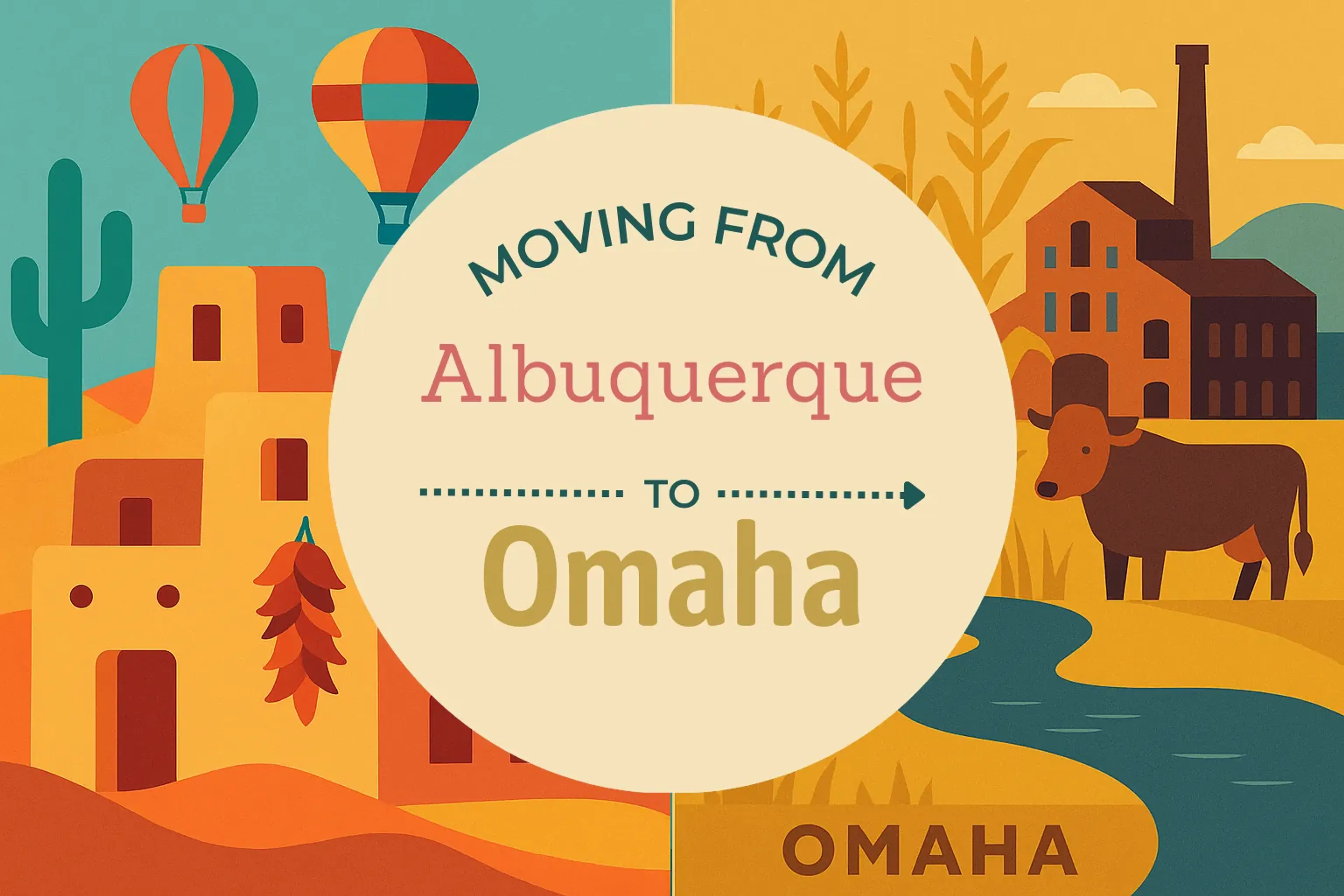 Side-by-side comparison of Albuquerque to Omaha moving companies