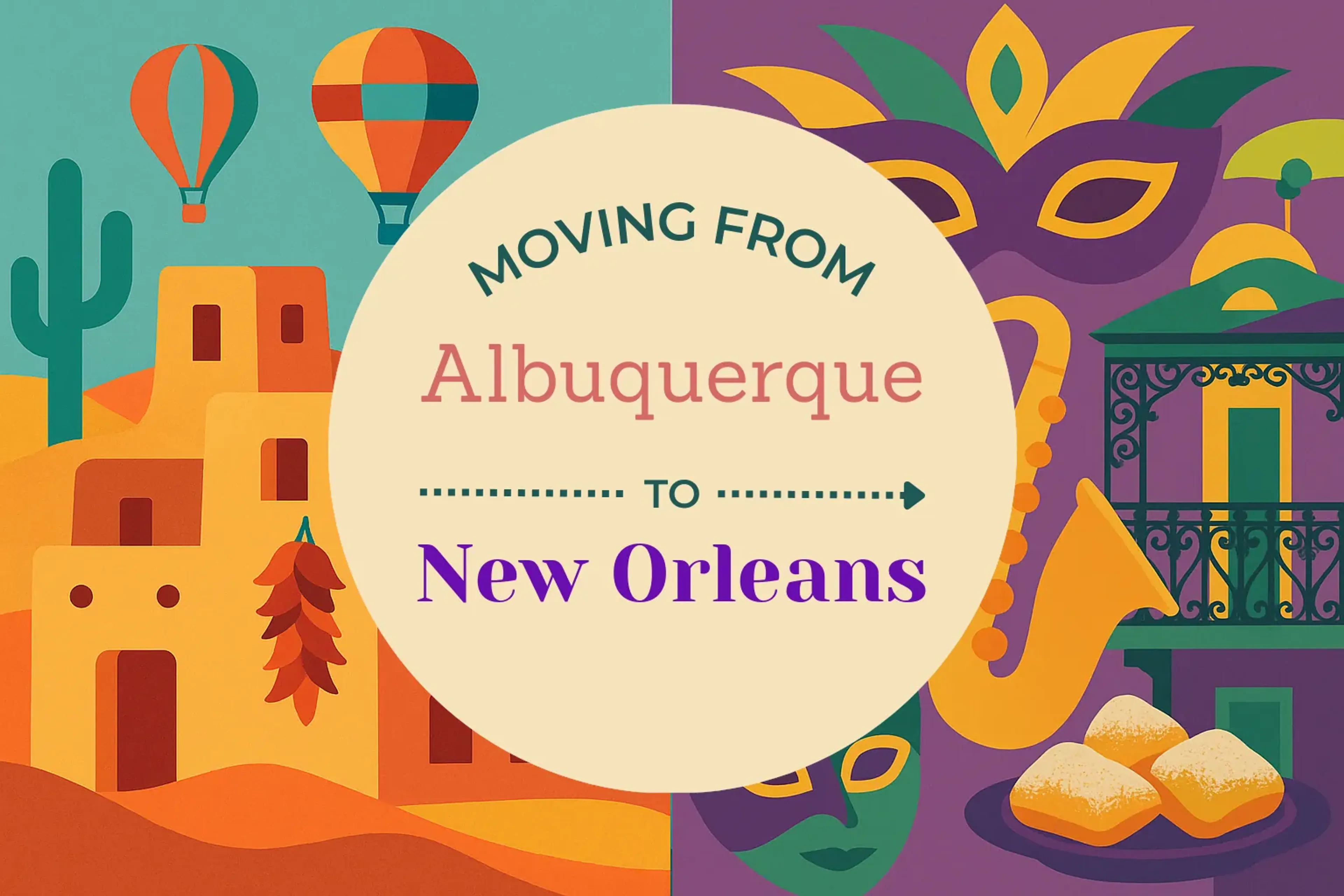 Side-by-side comparison of Albuquerque to New Orleans moving companies