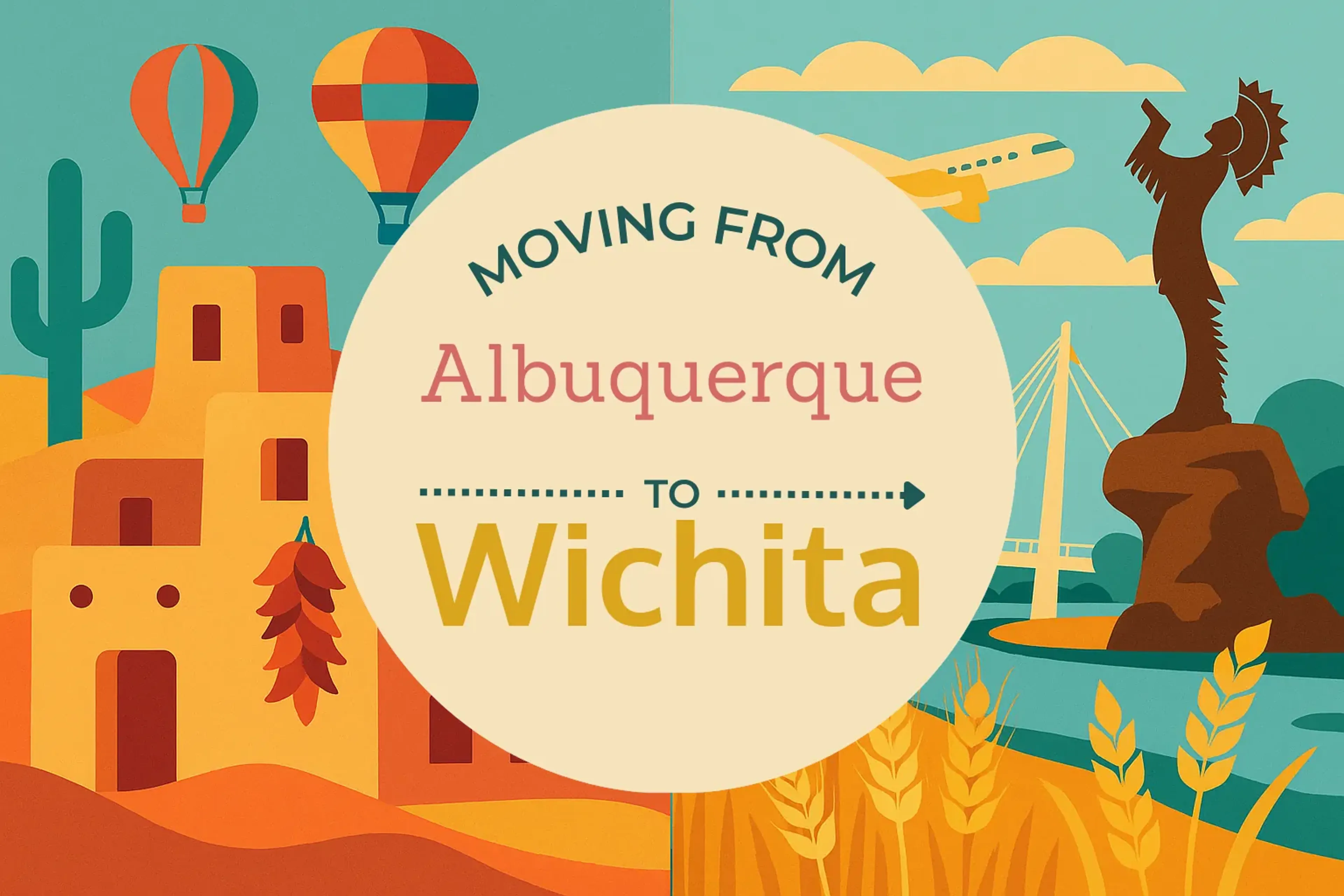 Side-by-side comparison of Albuquerque to Wichita moving companies