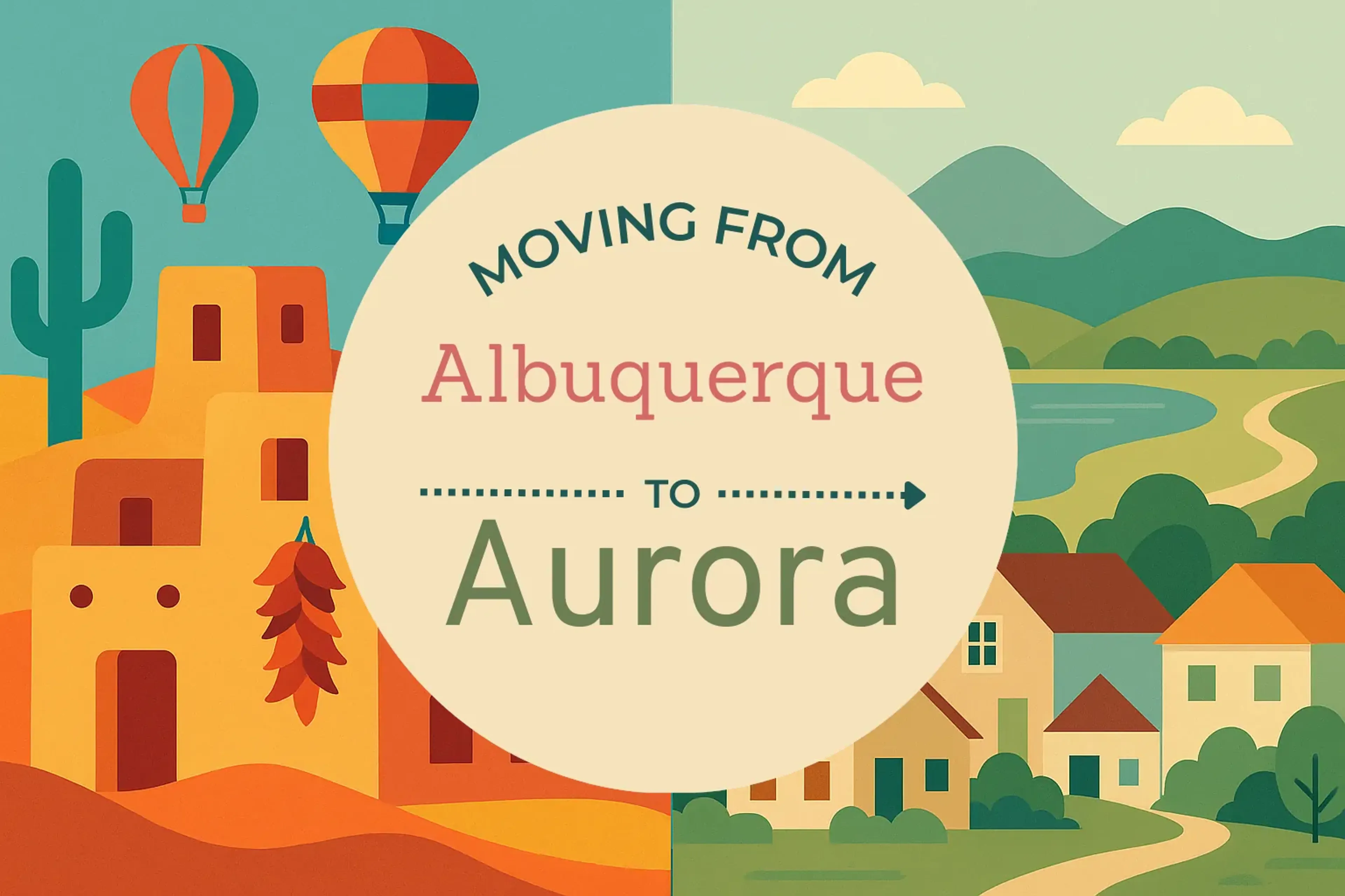 Side-by-side comparison of Albuquerque to Aurora moving companies