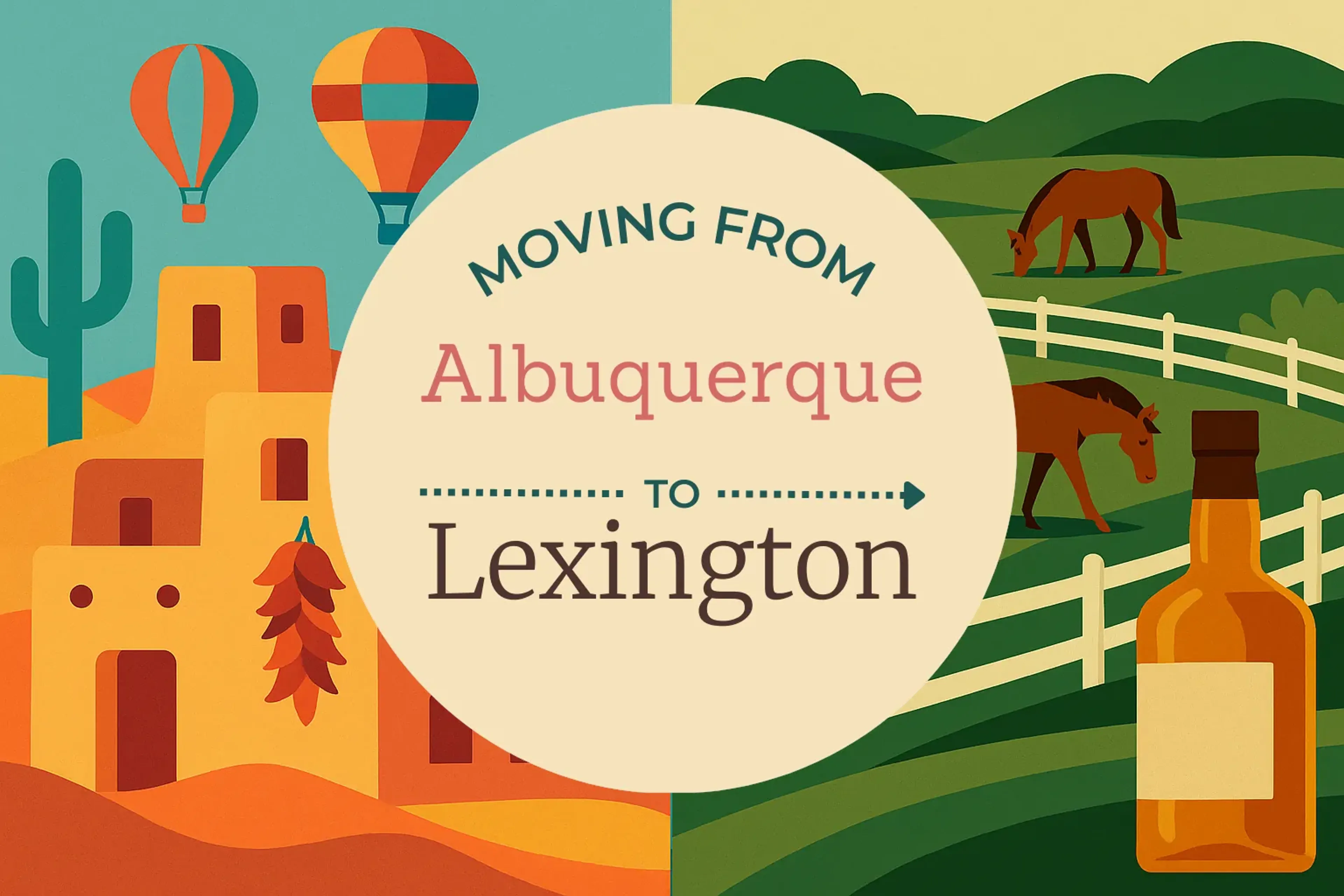 Side-by-side comparison of Albuquerque to Lexington moving companies