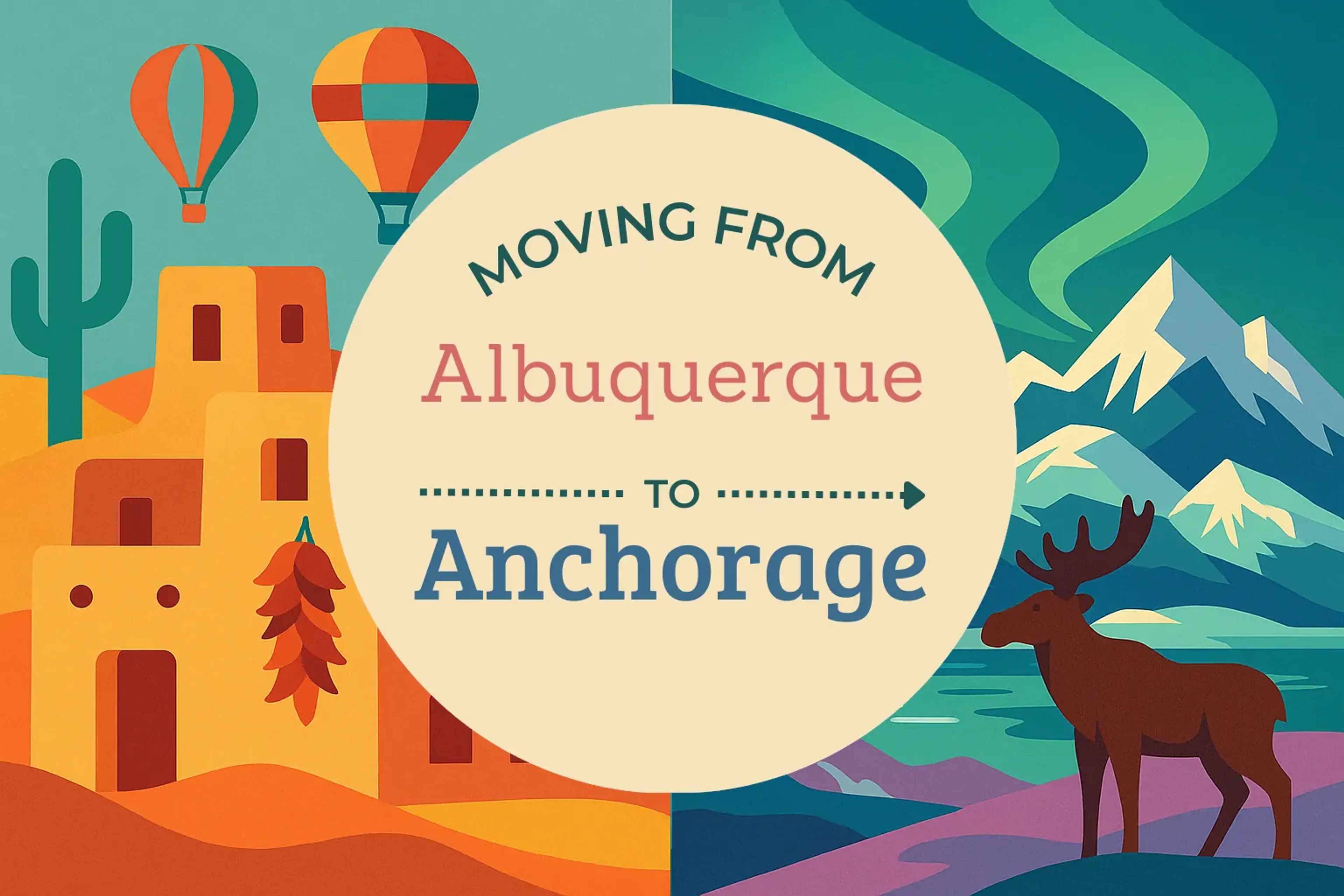 Side-by-side comparison of Albuquerque to Anchorage moving companies