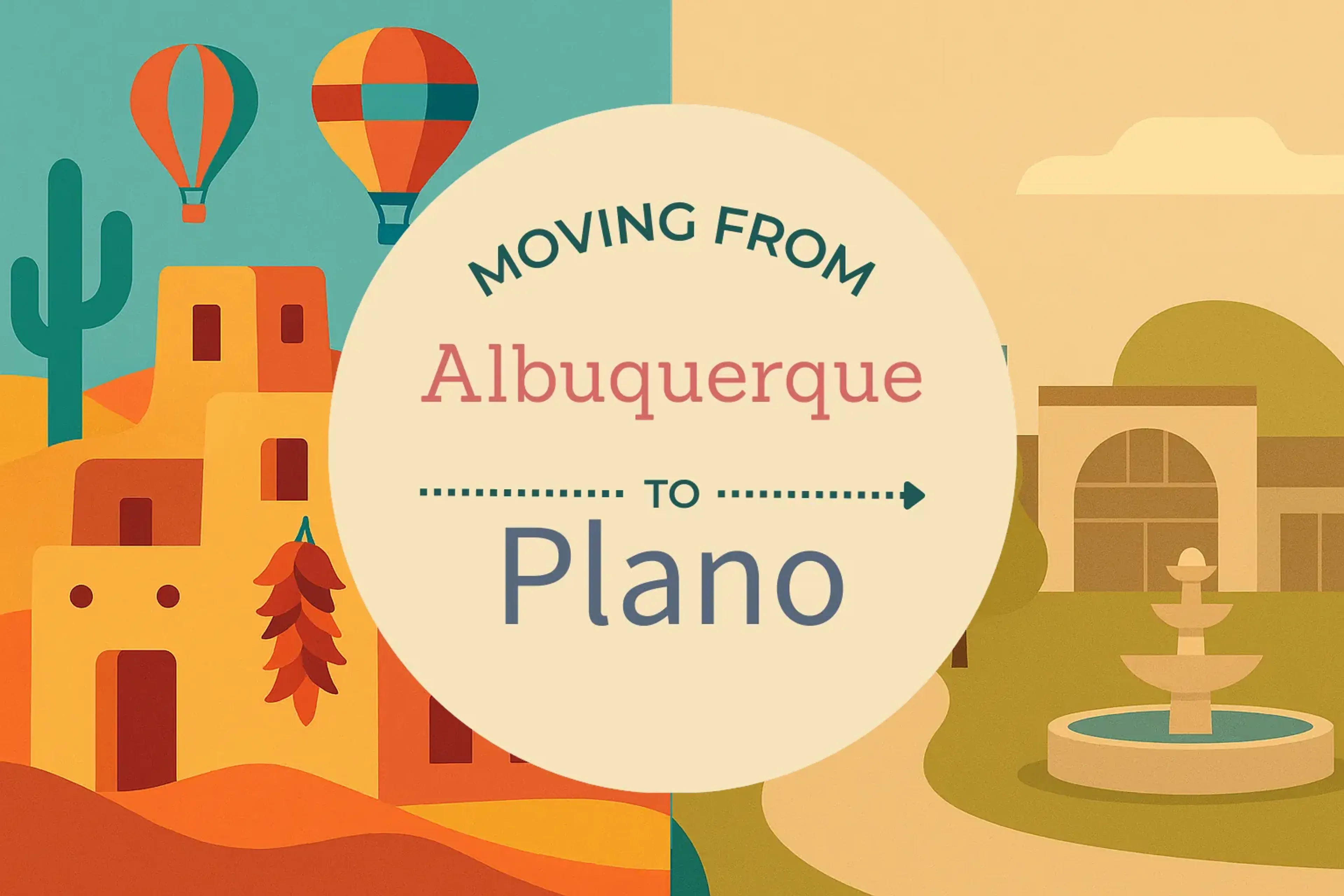 Side-by-side comparison of Albuquerque to Plano moving companies