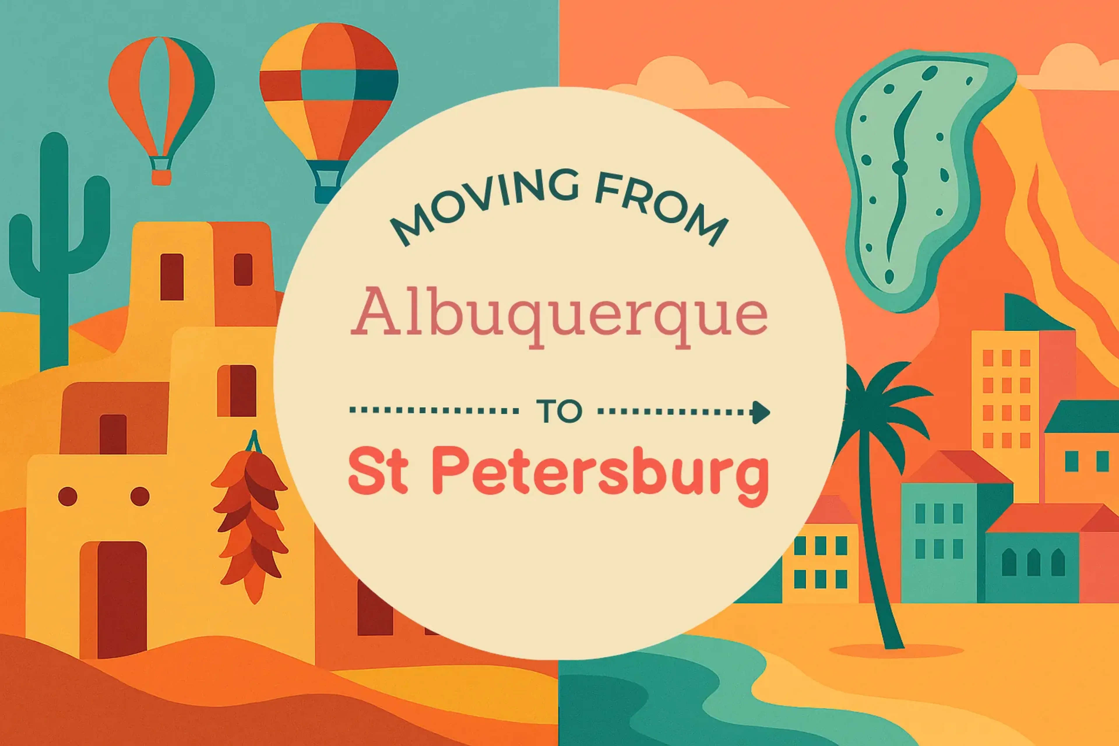 Side-by-side comparison of Albuquerque to St. Petersburg moving companies