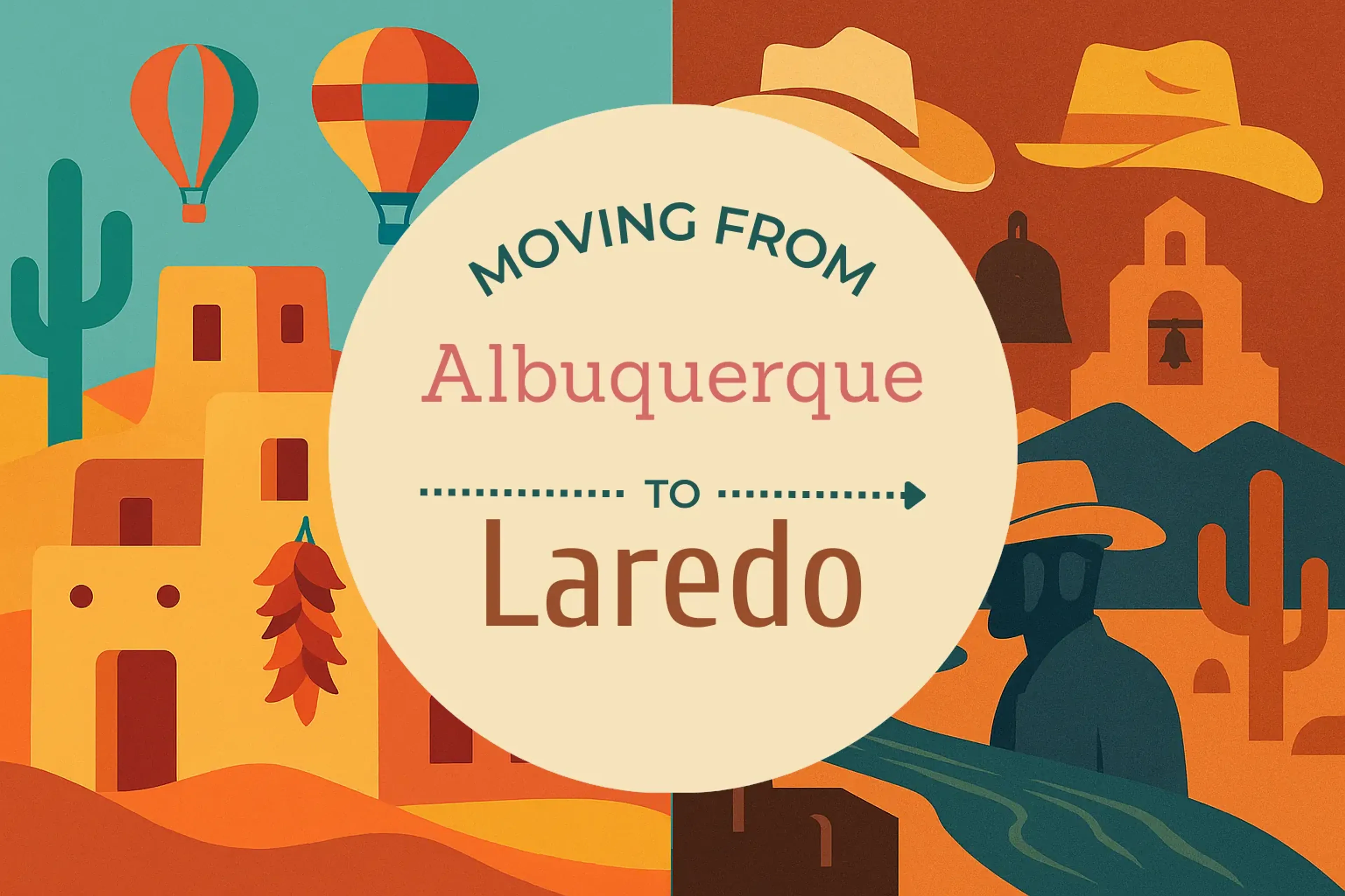 Side-by-side comparison of Albuquerque to Laredo moving companies