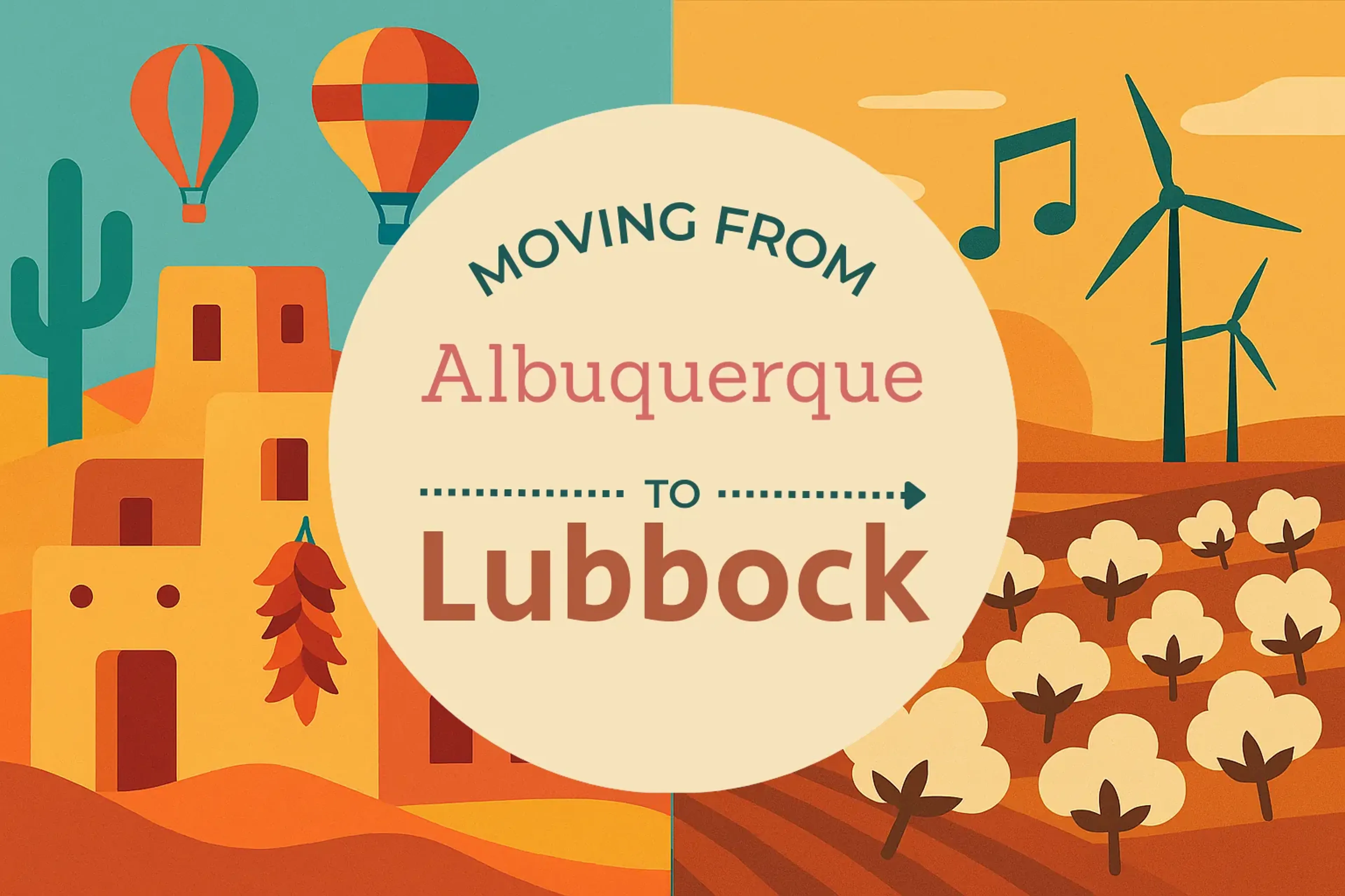 Side-by-side comparison of Albuquerque to Lubbock moving companies