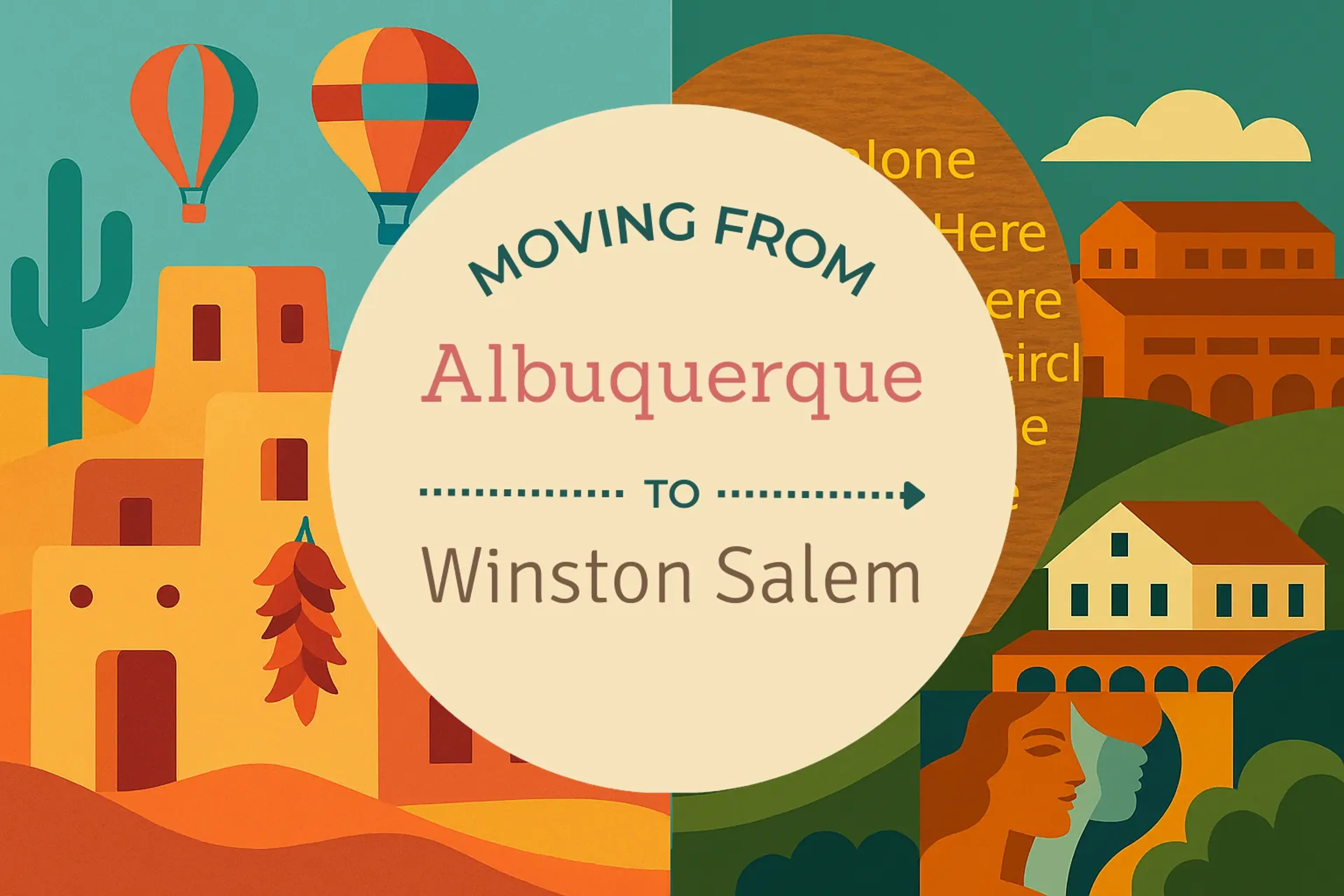 Side-by-side comparison of Albuquerque to Winston Salem moving companies