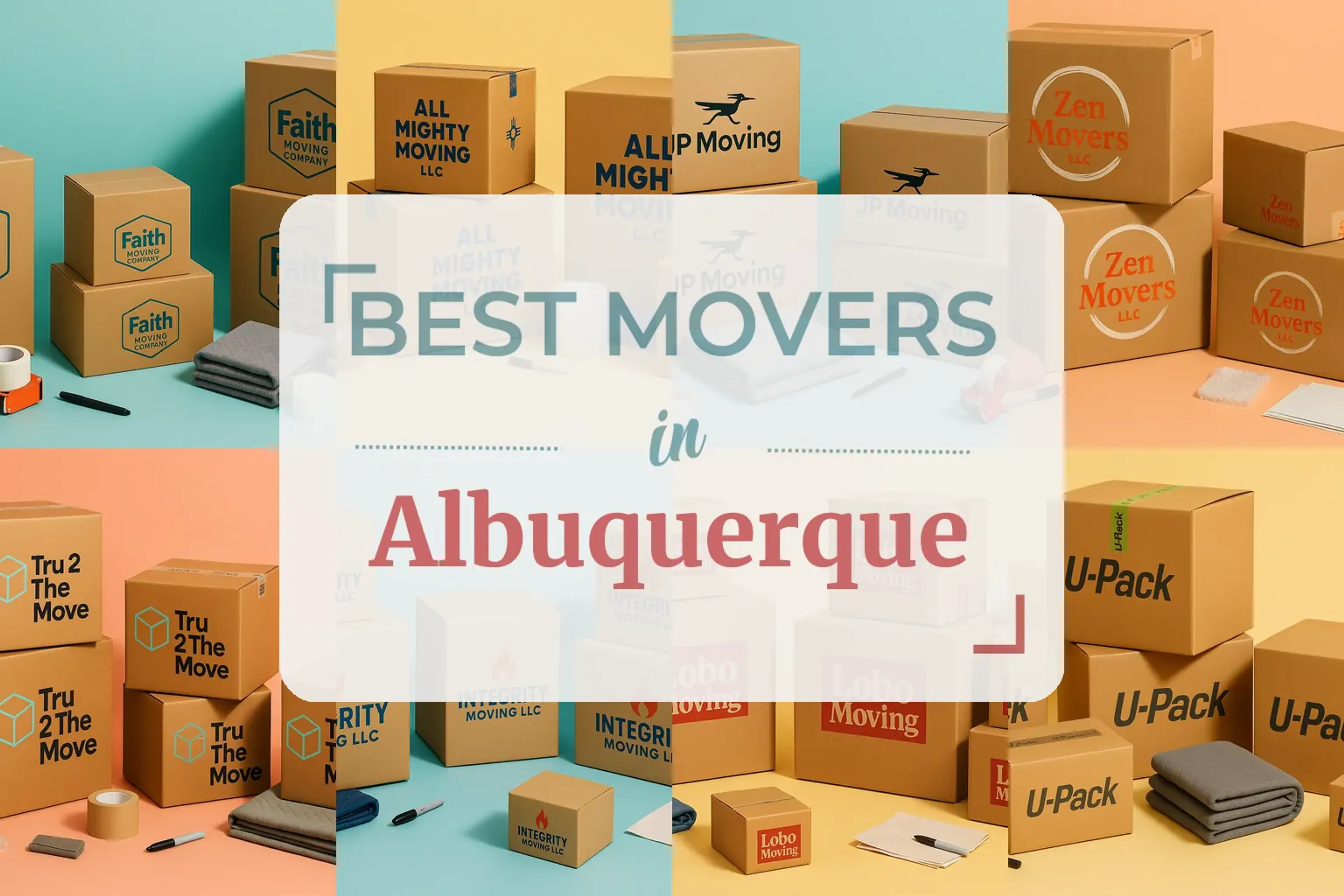 Side-by-side comparison of Albuquerque moving companies