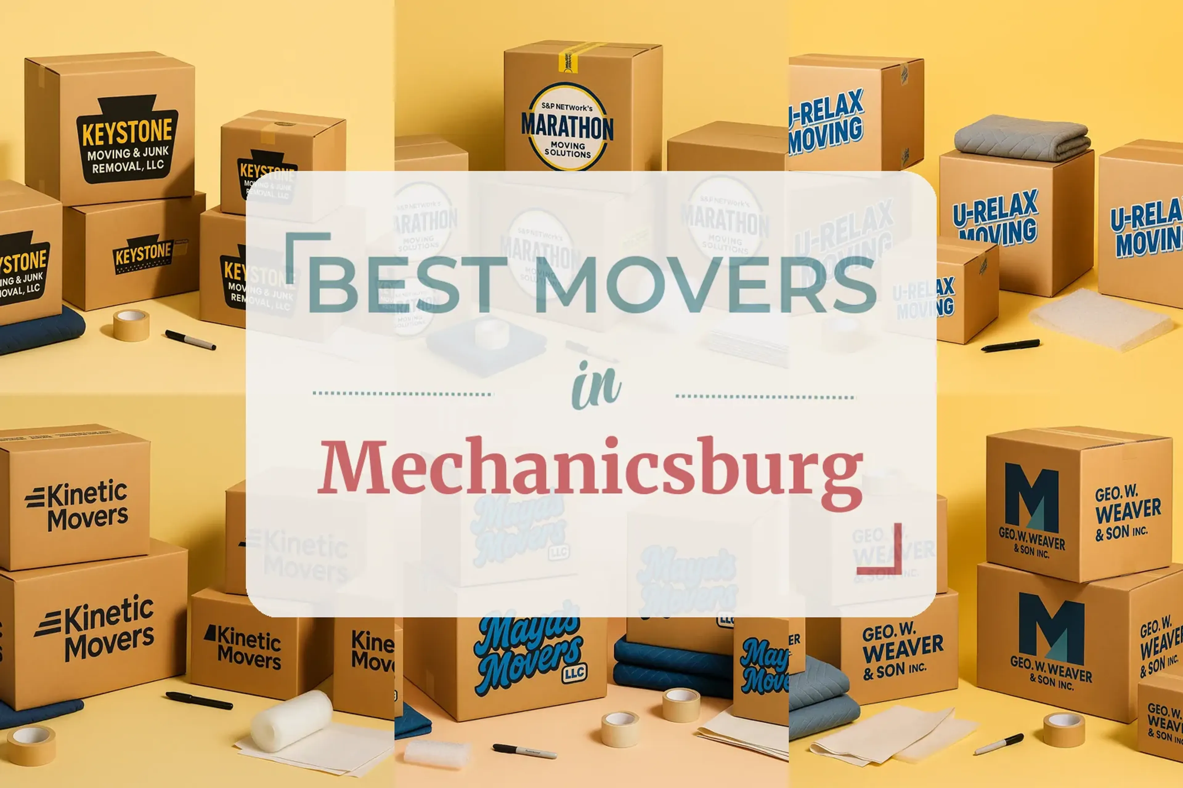 Side-by-side comparison of Mechanicsburg moving companies