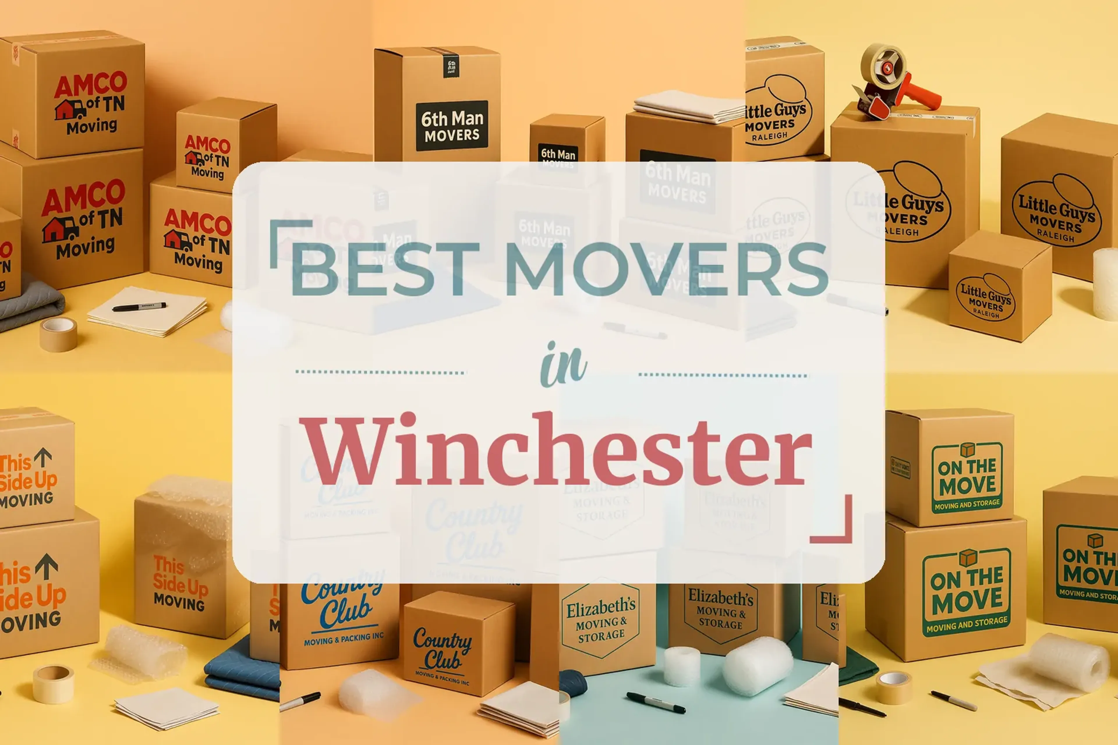Side-by-side comparison of Winchester moving companies