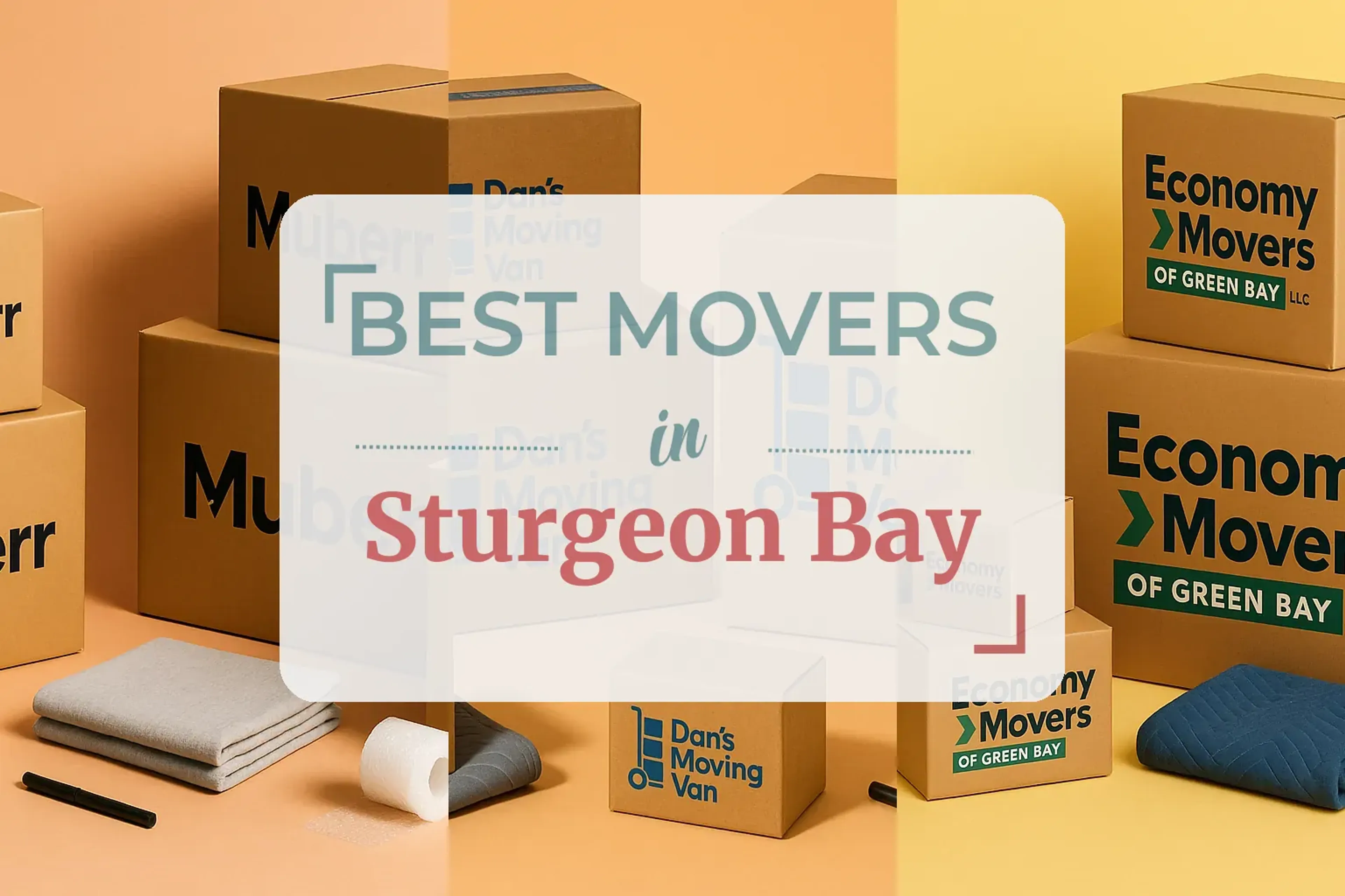 Side-by-side comparison of Sturgeon Bay moving companies