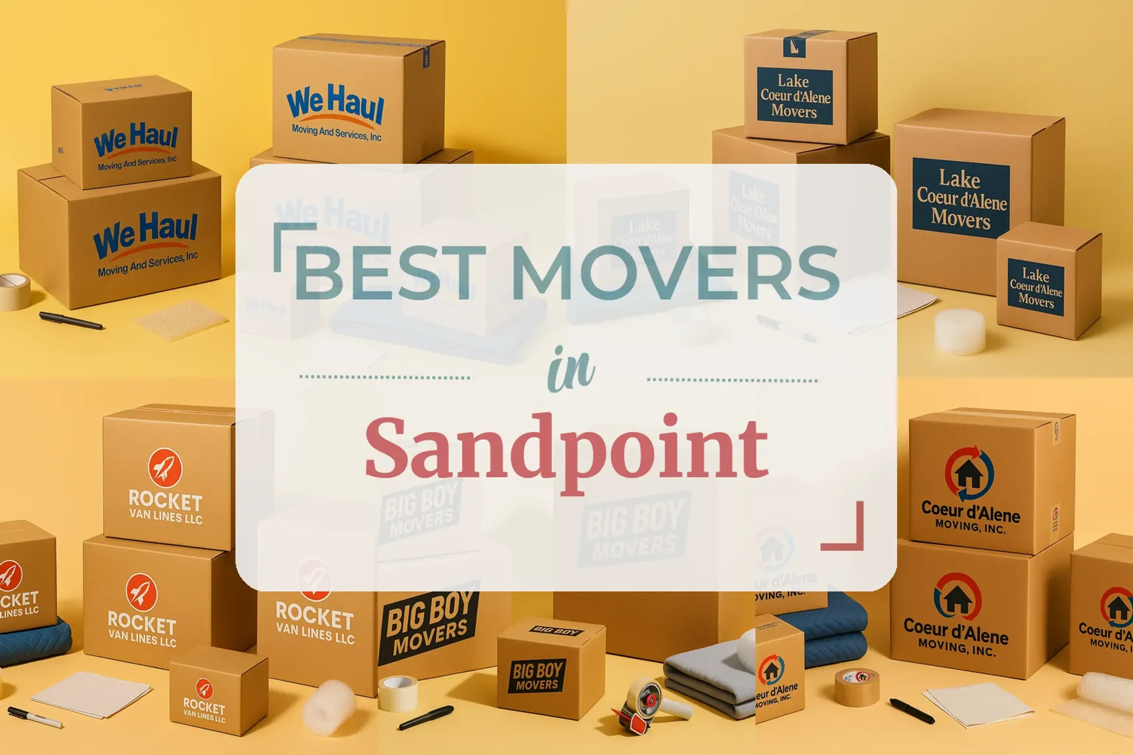 Side-by-side comparison of Sandpoint moving companies