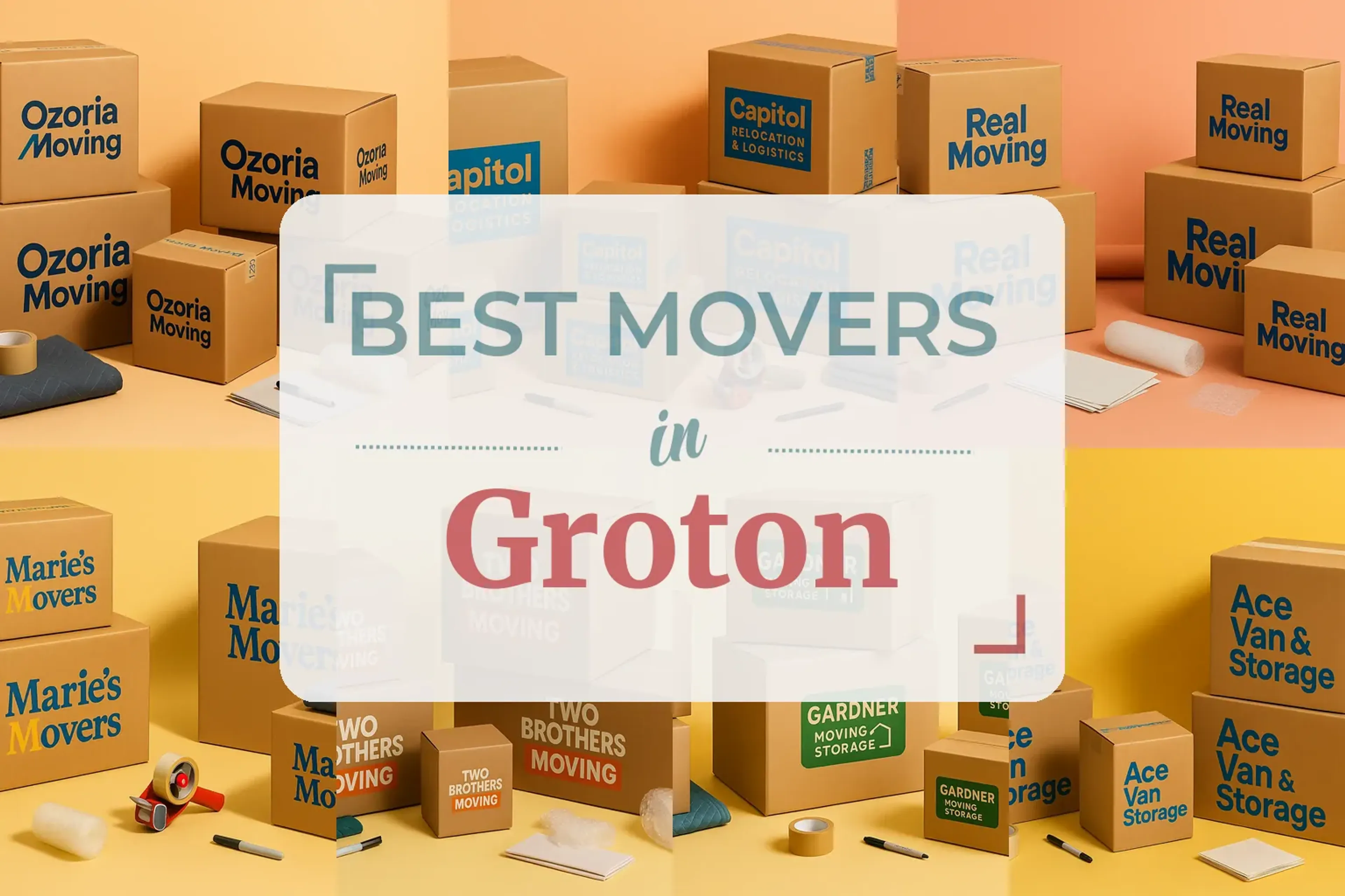 Side-by-side comparison of Groton moving companies