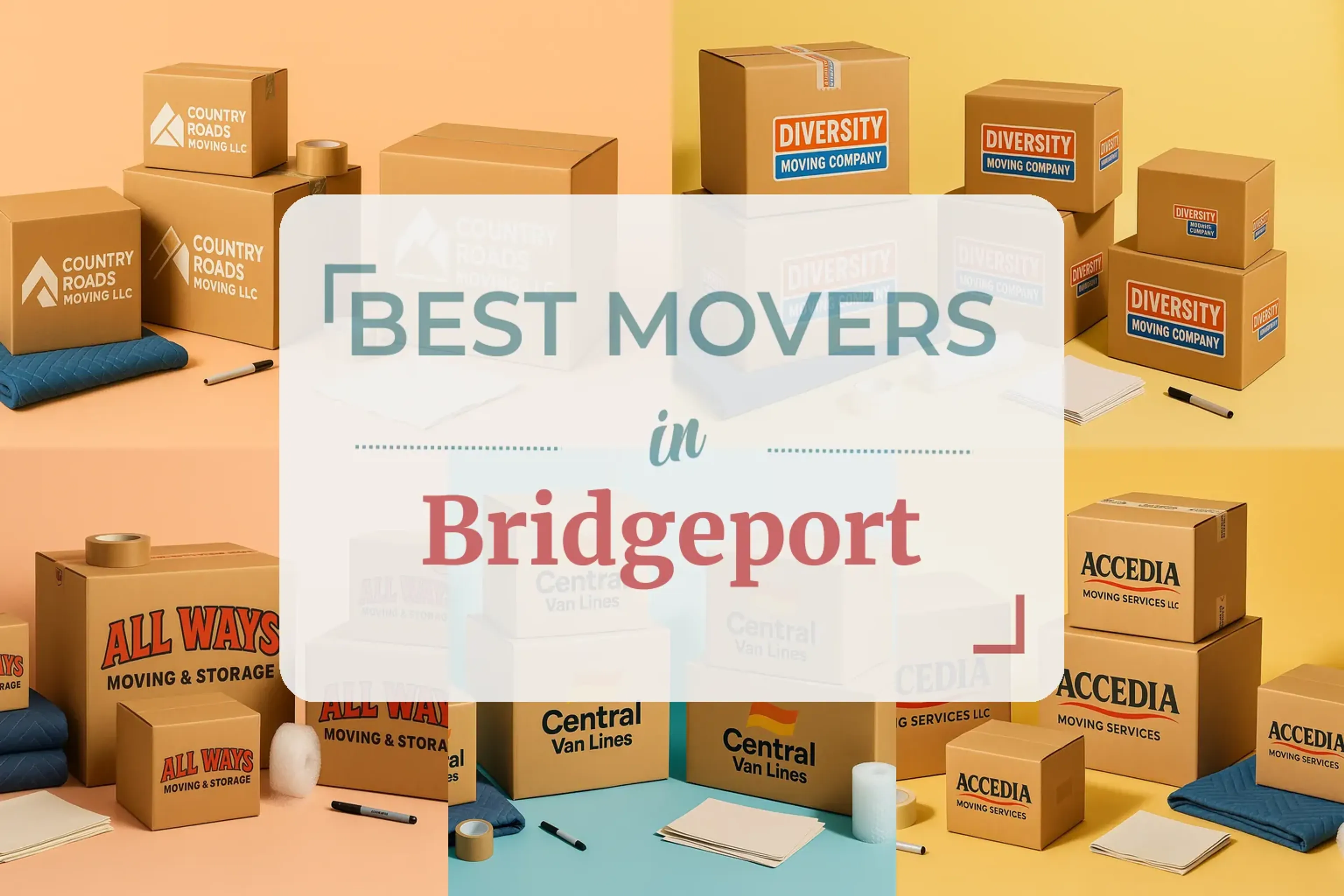 Side-by-side comparison of Bridgeport moving companies