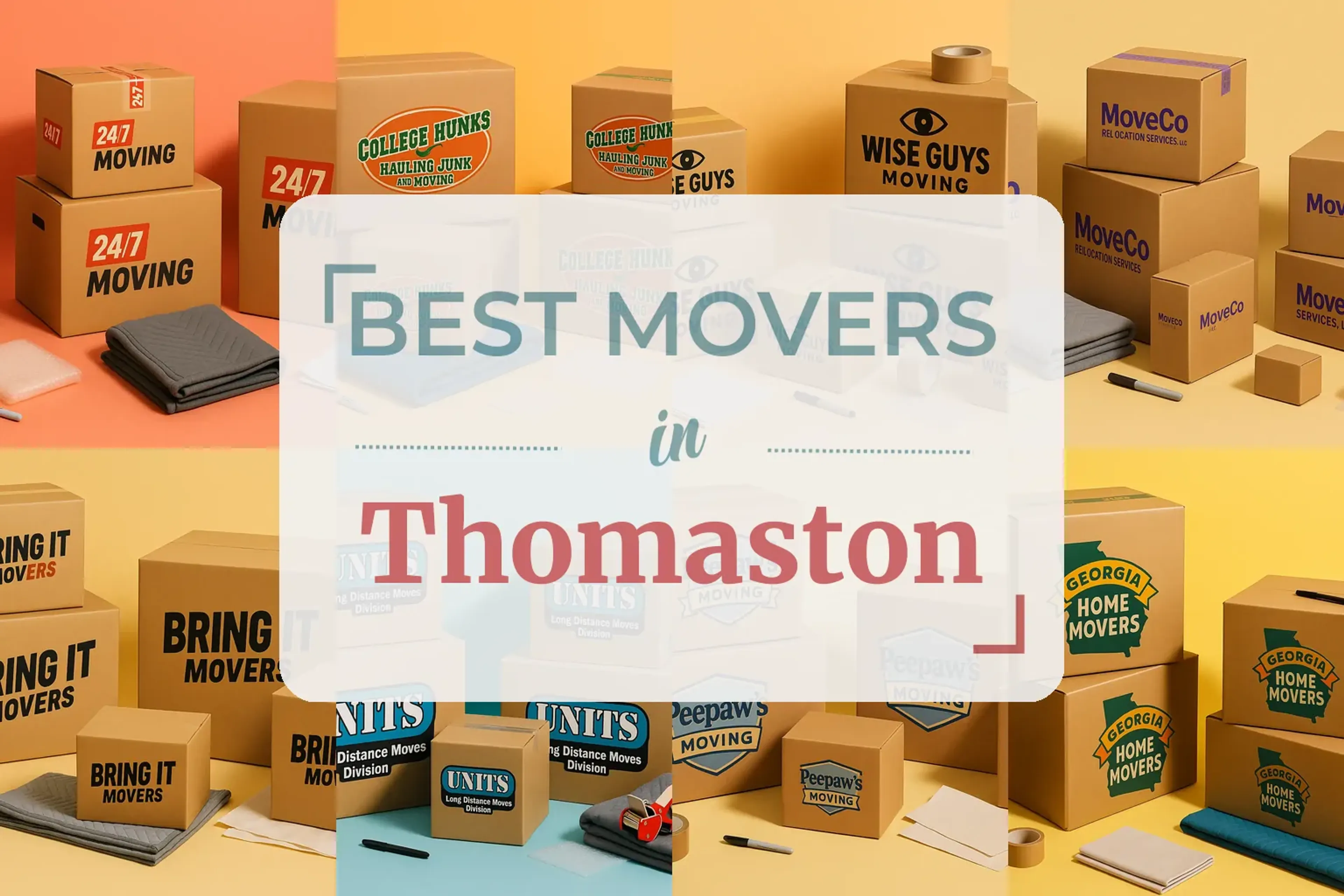 Side-by-side comparison of Thomaston moving companies
