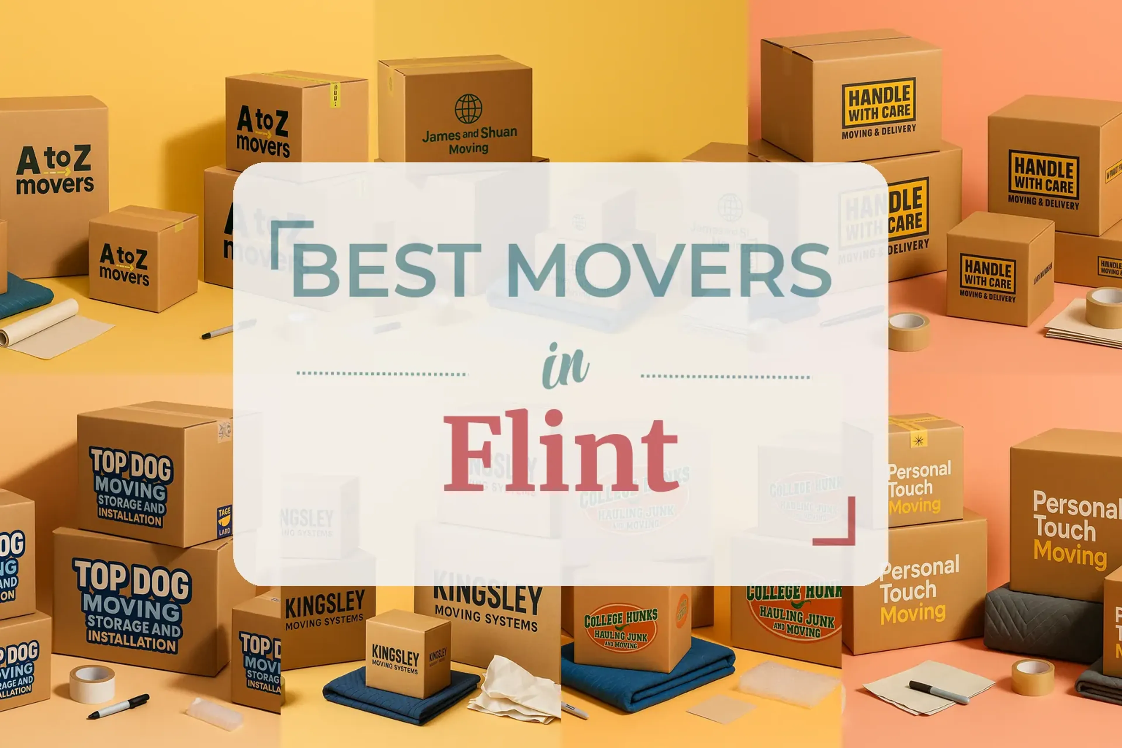 Side-by-side comparison of Flint moving companies
