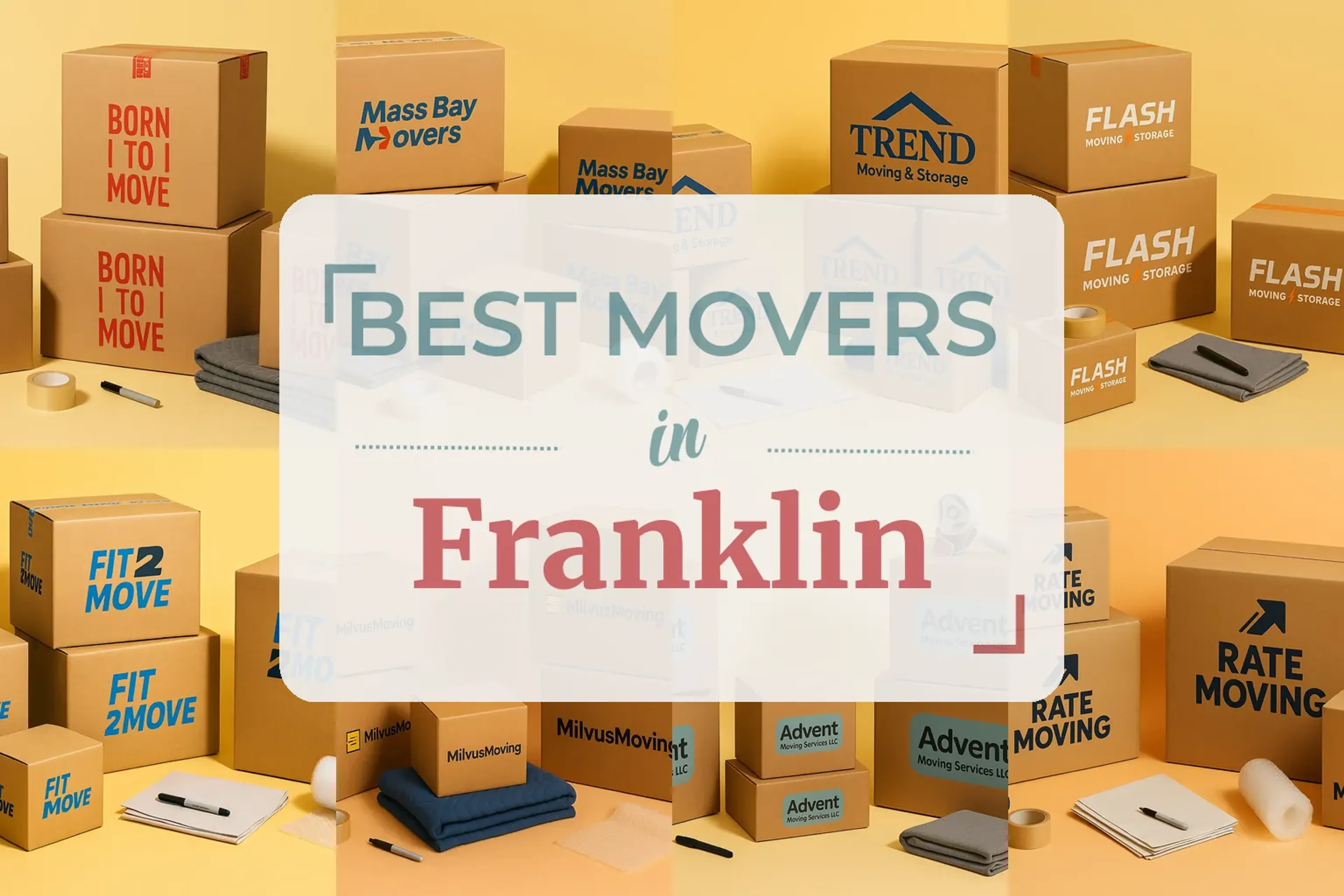 Side-by-side comparison of Franklin moving companies