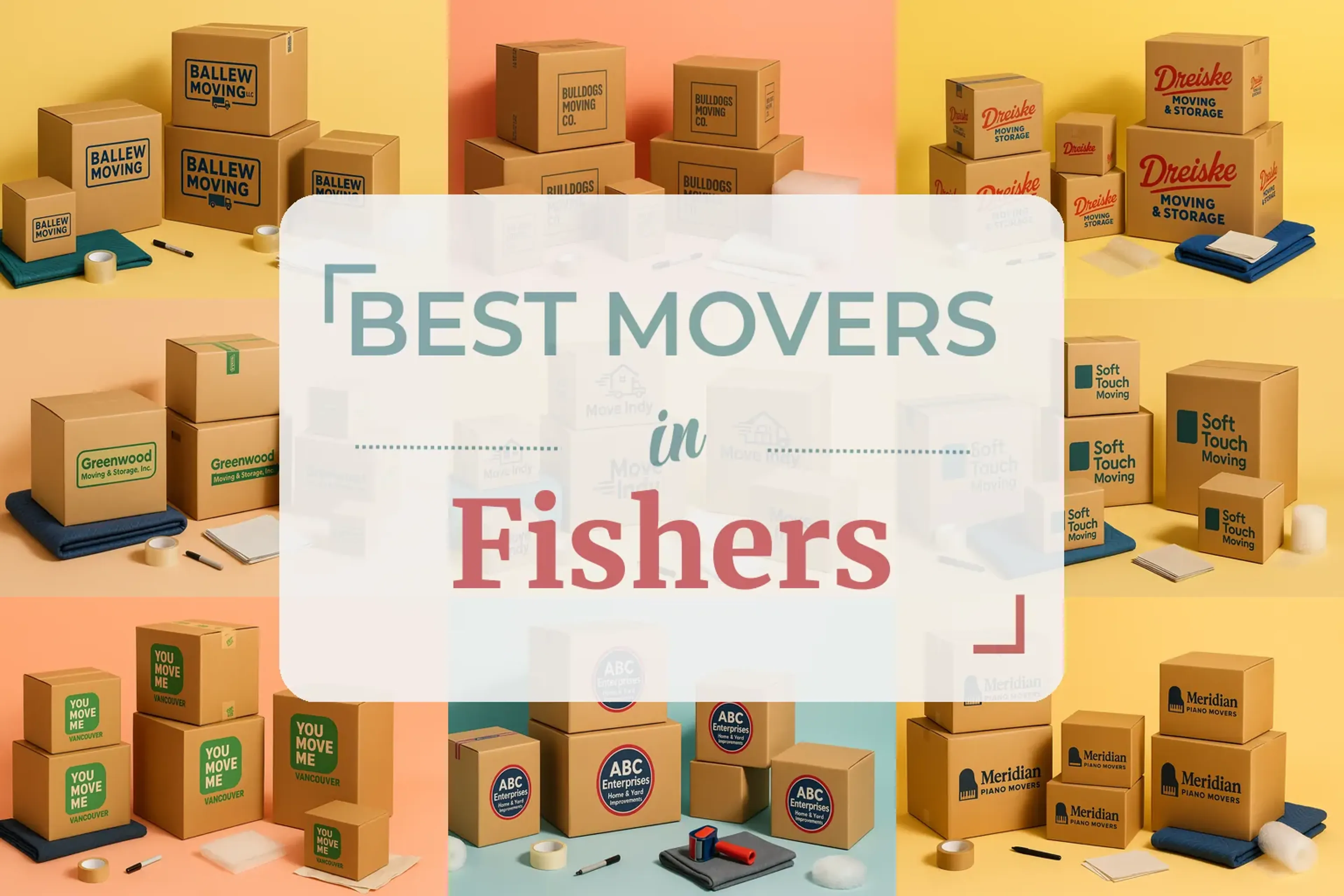 Side-by-side comparison of Fishers moving companies