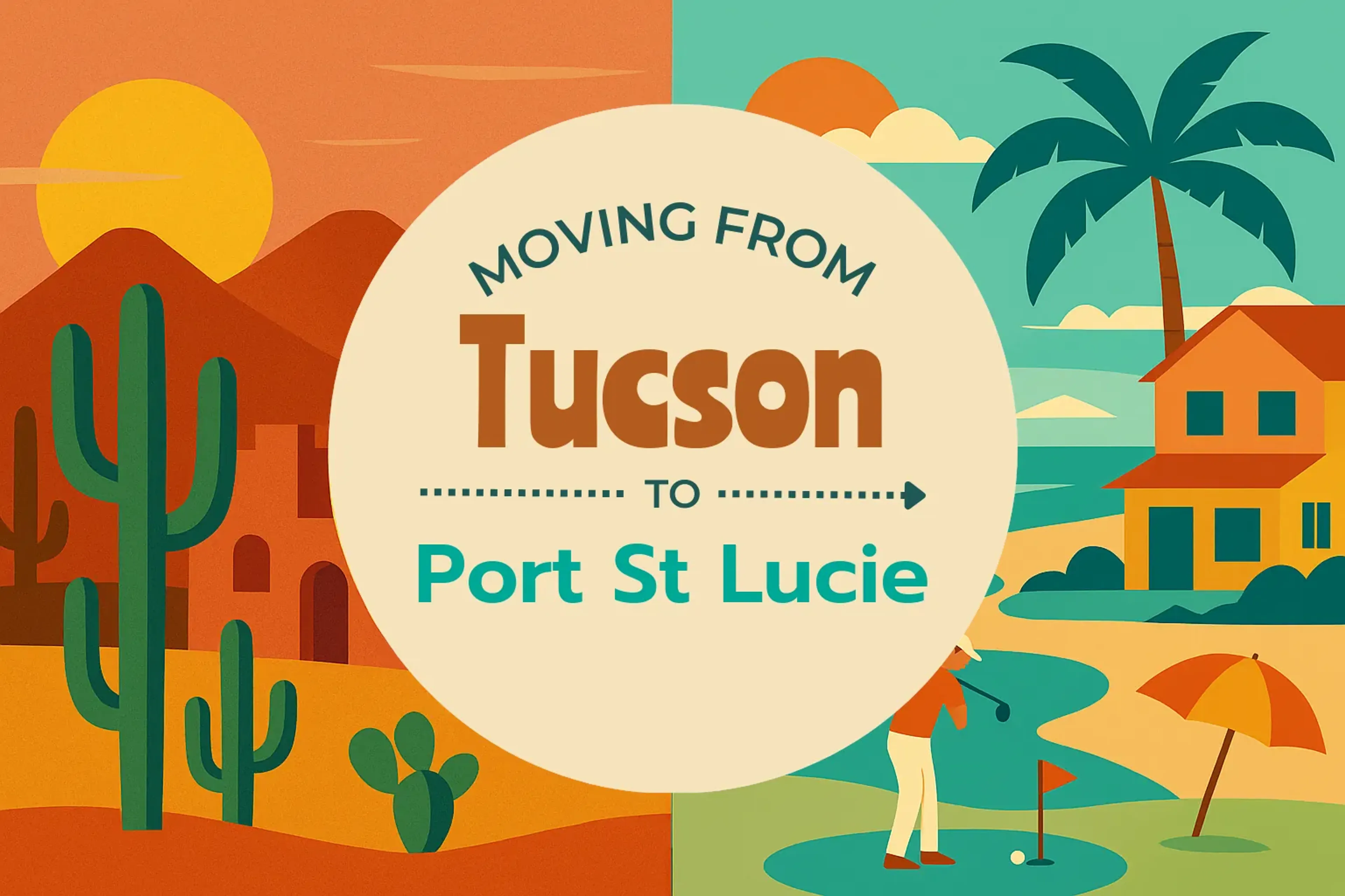 Side-by-side comparison of Tucson to Port St. Lucie moving companies