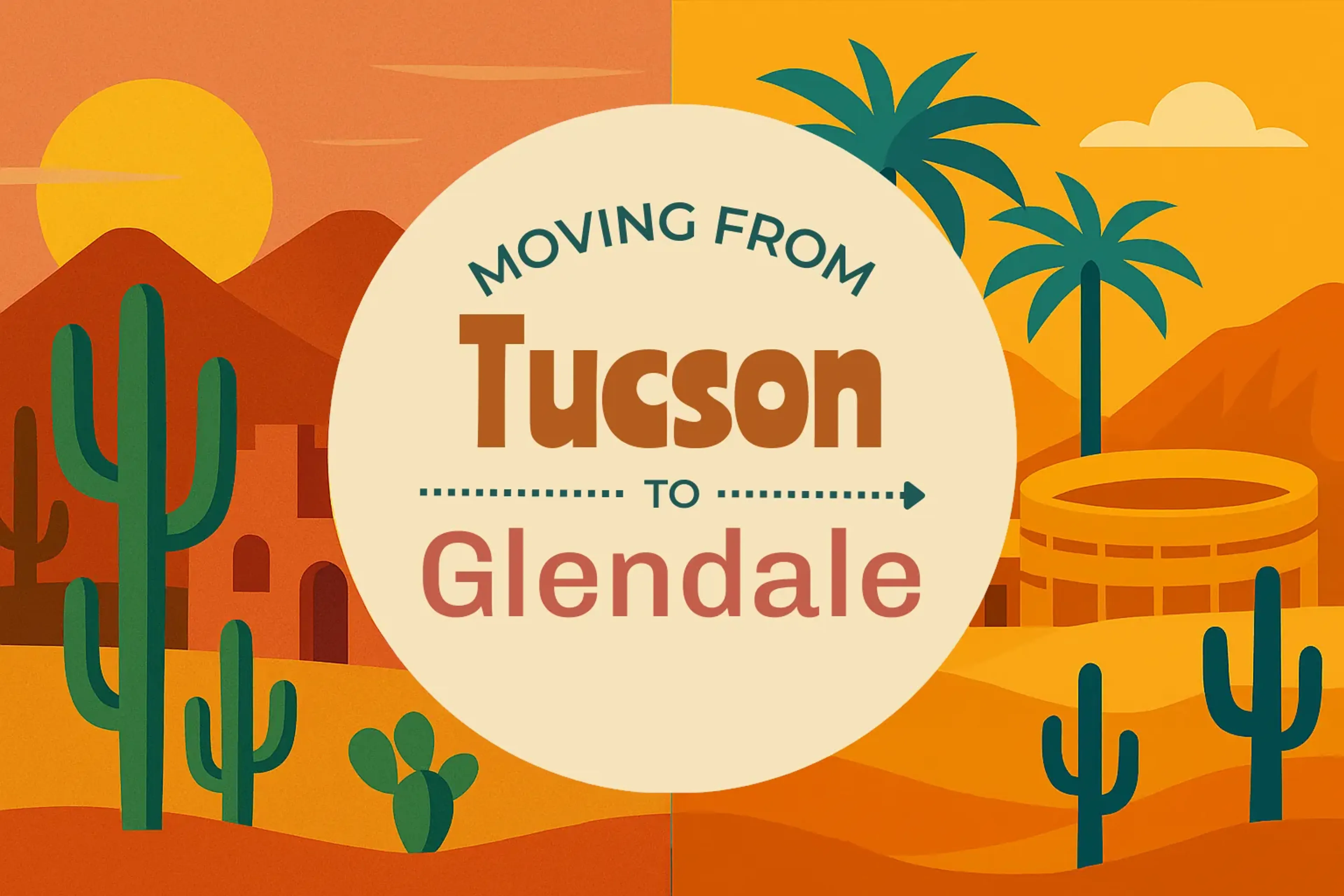 Side-by-side comparison of Tucson to Glendale moving companies