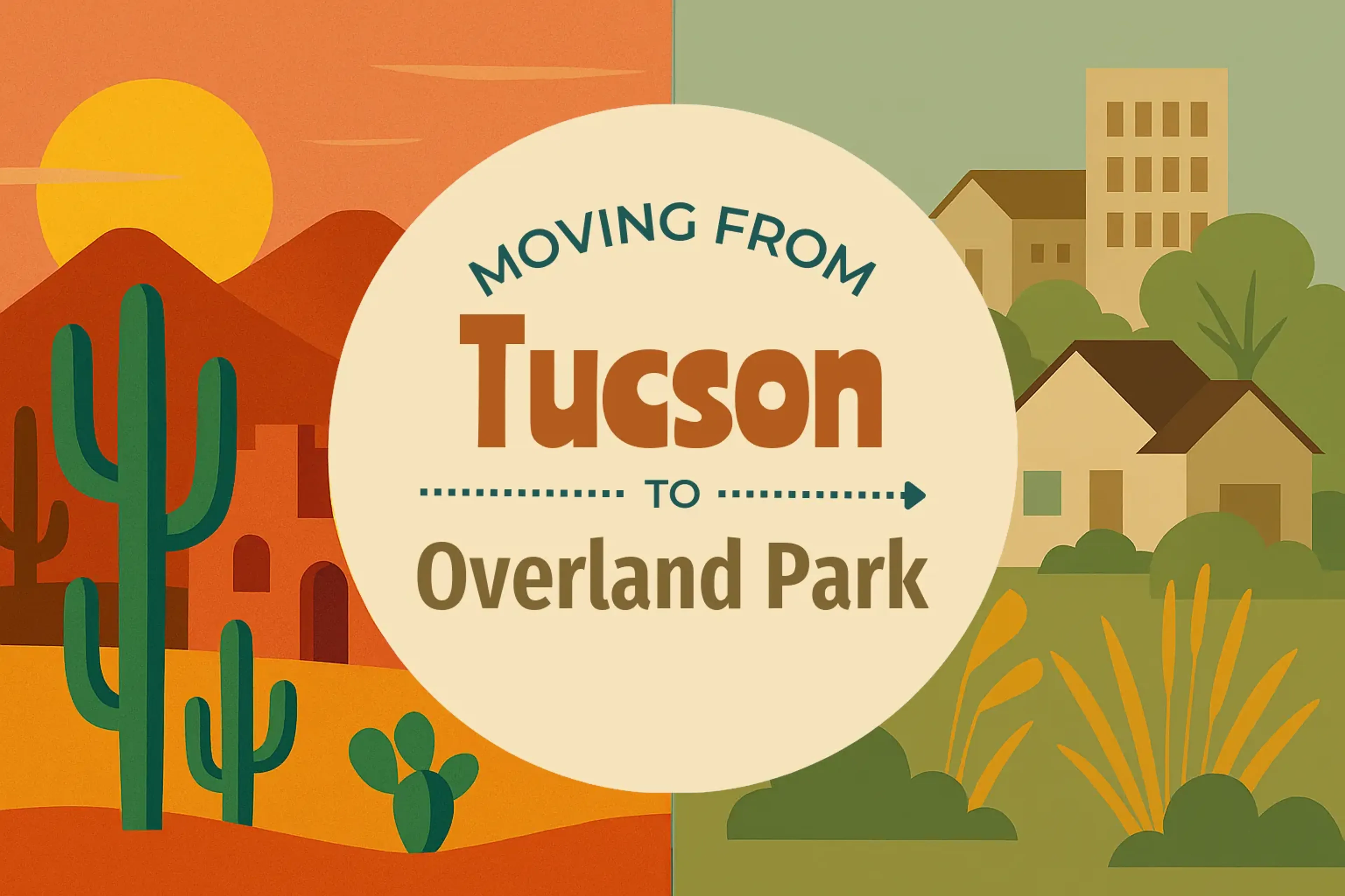 Side-by-side comparison of Tucson to Overland Park moving companies