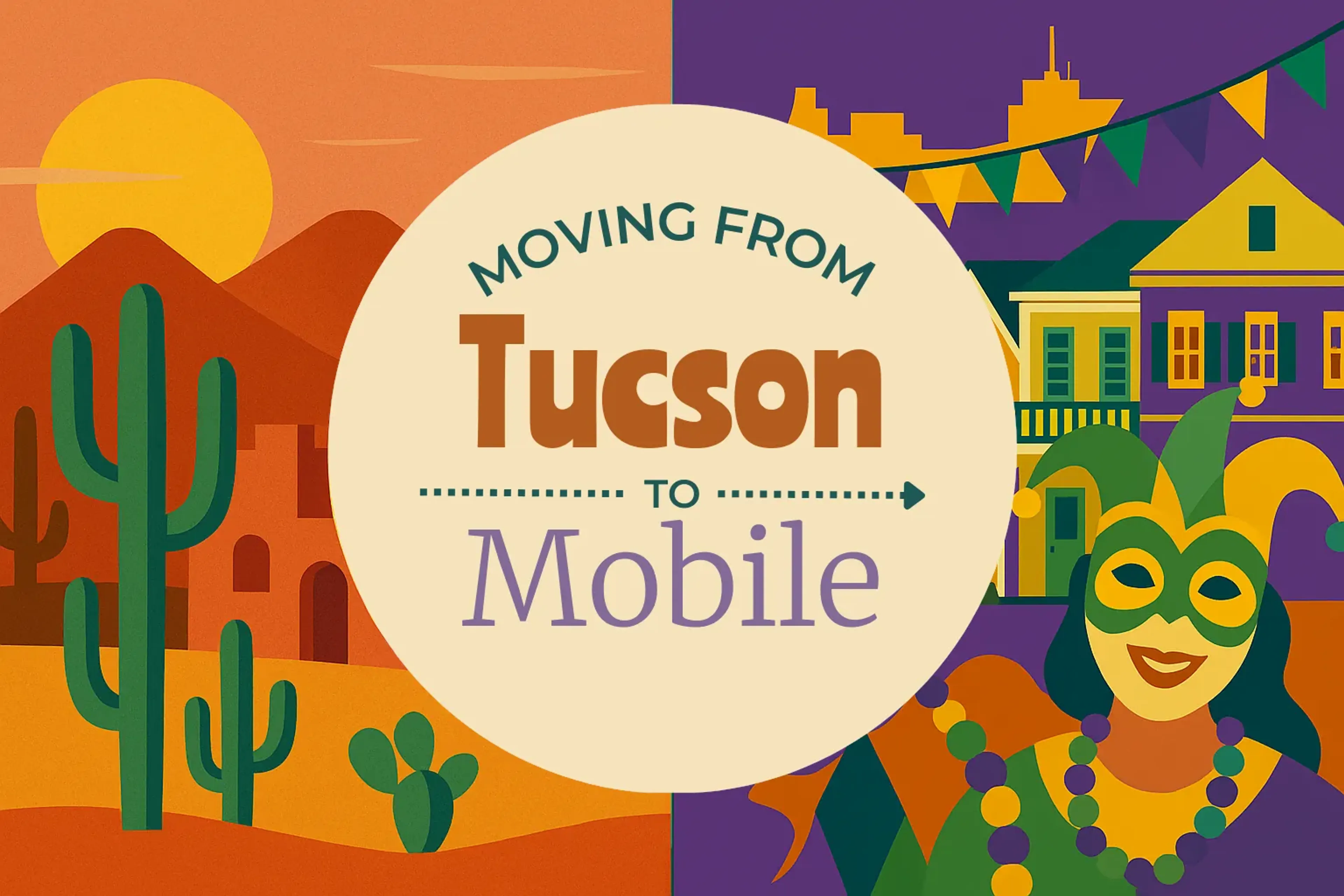 Side-by-side comparison of Tucson to Mobile moving companies