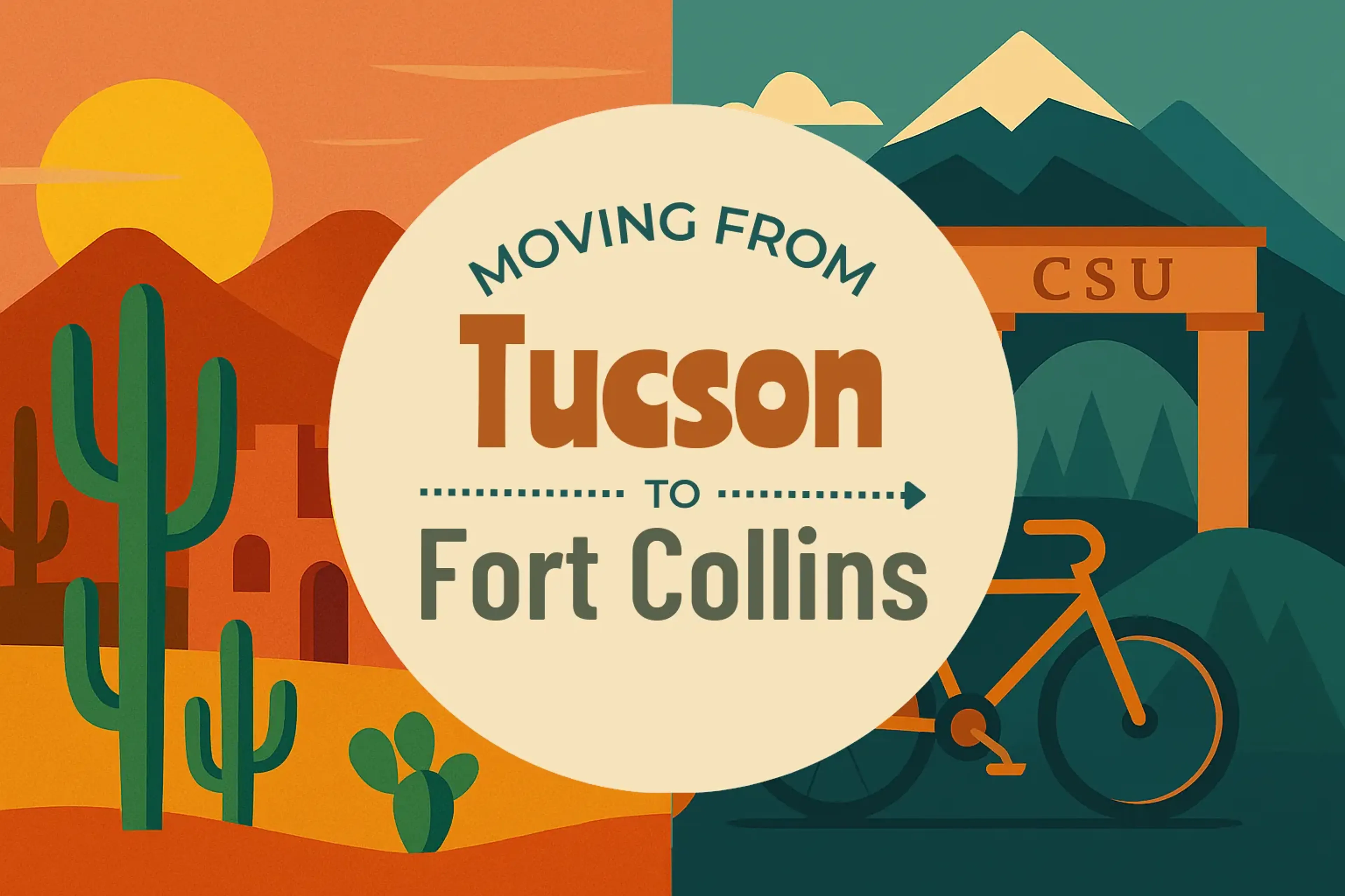 Side-by-side comparison of Tucson to Fort Collins moving companies