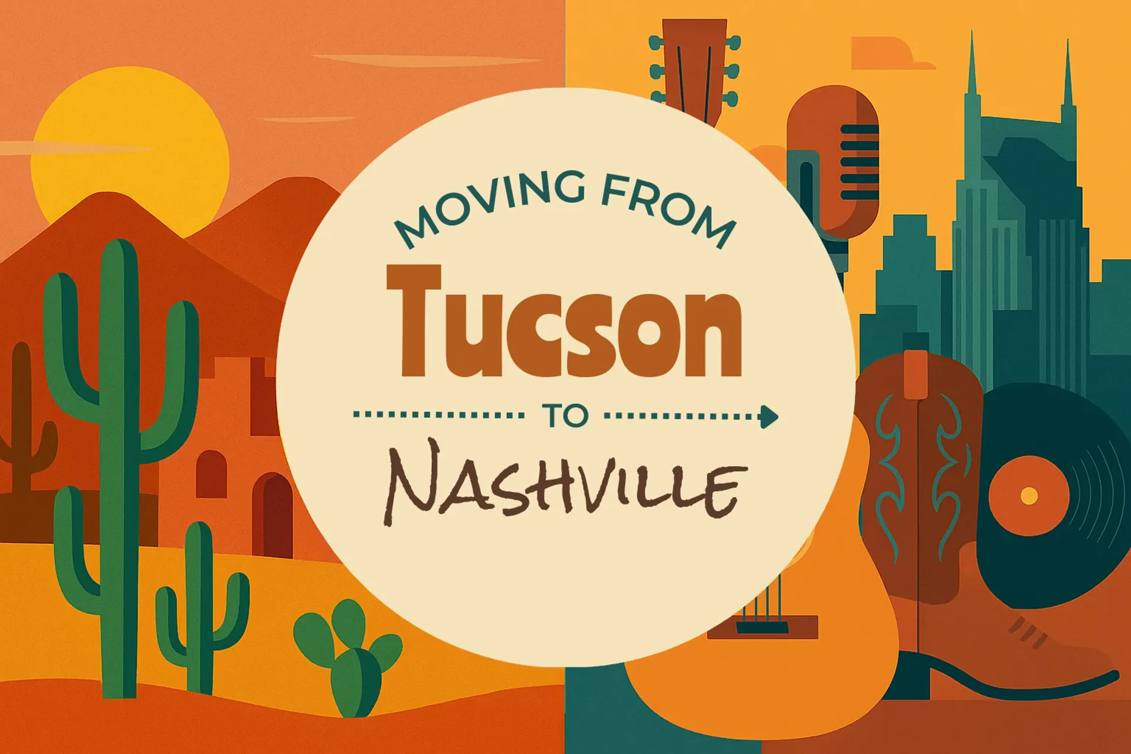 Side-by-side comparison of Tucson to Nashville moving companies