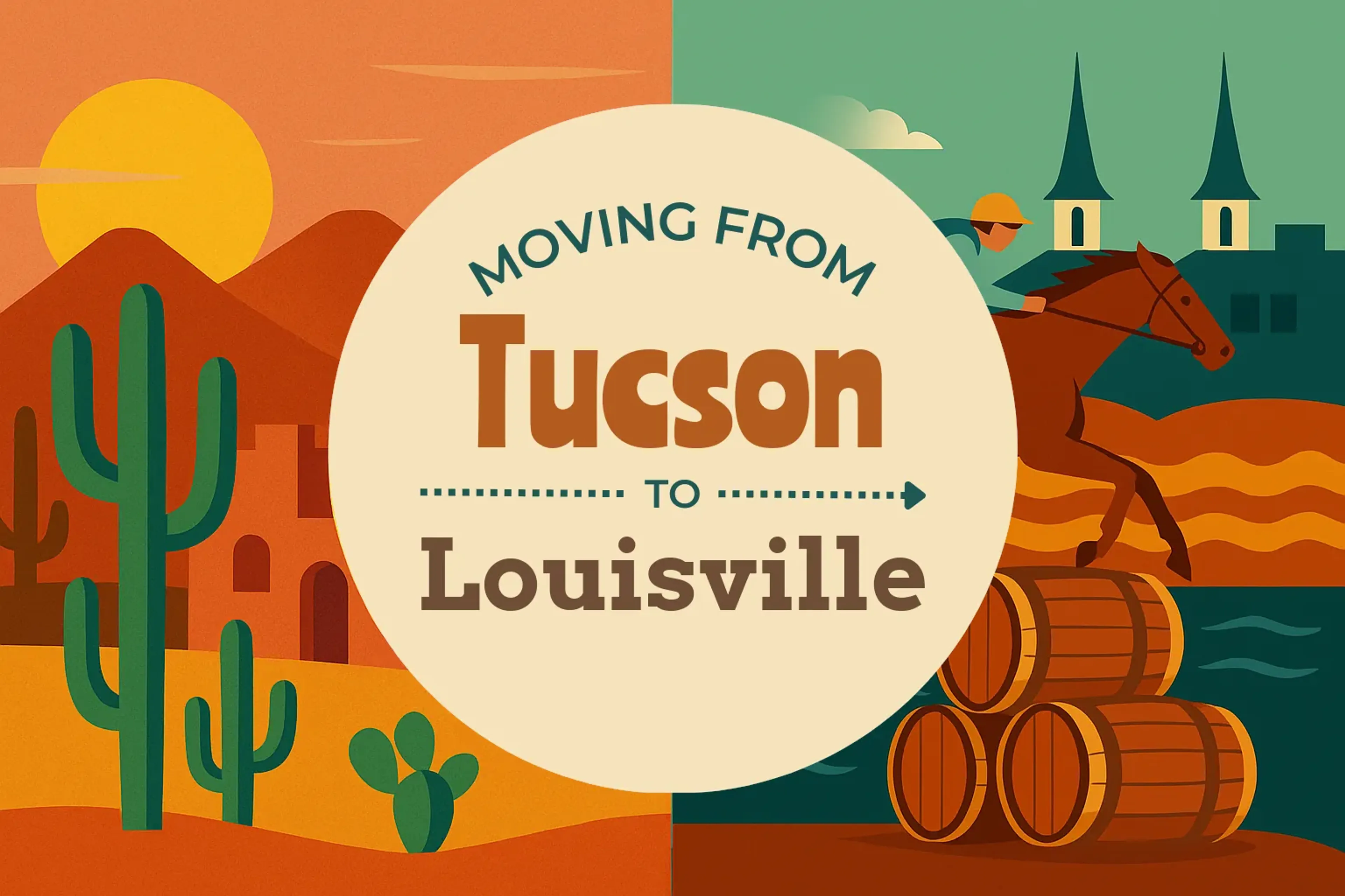 Side-by-side comparison of Tucson to Louisville moving companies