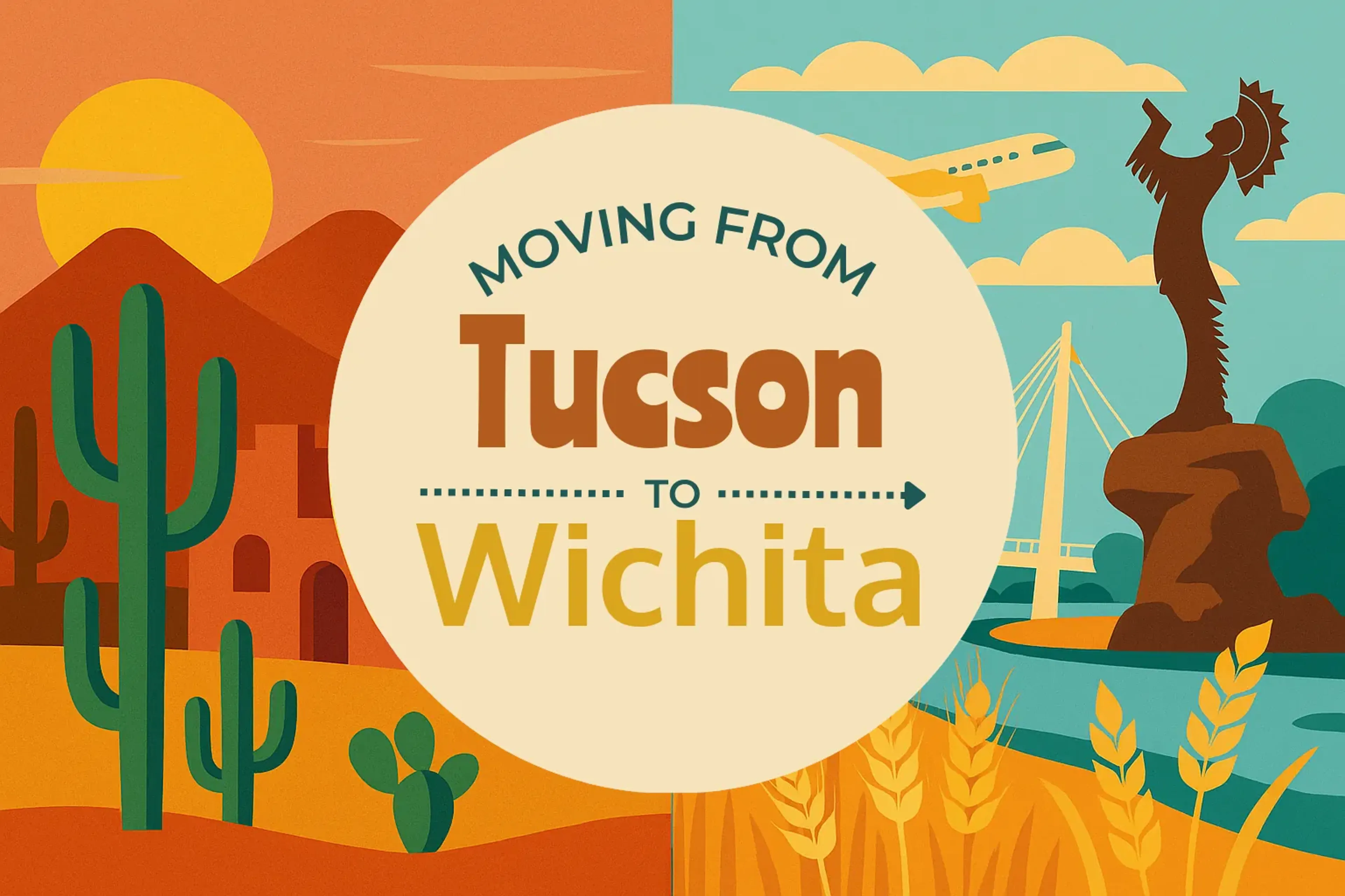 Side-by-side comparison of Tucson to Wichita moving companies