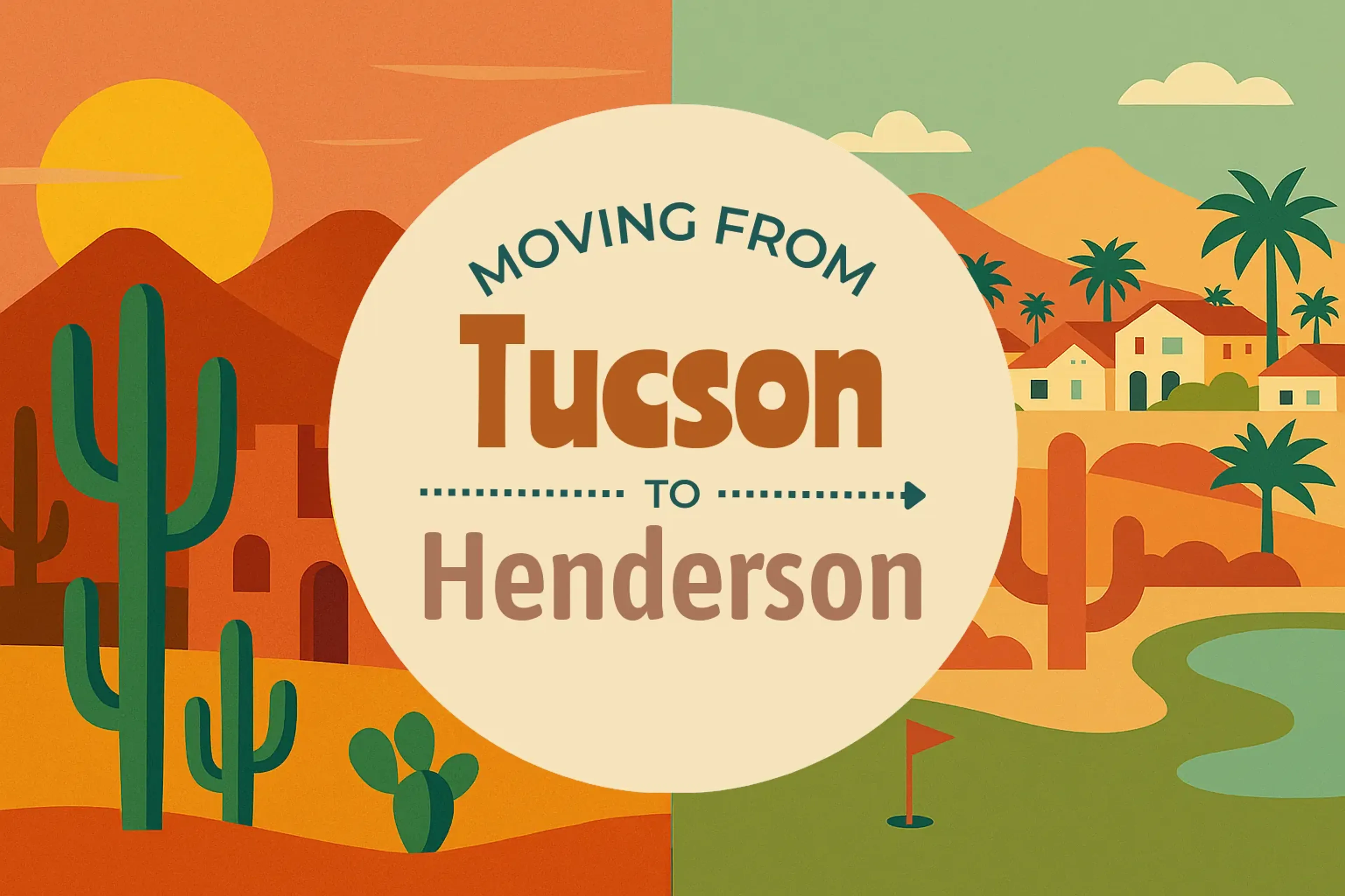 Side-by-side comparison of Tucson to Henderson moving companies