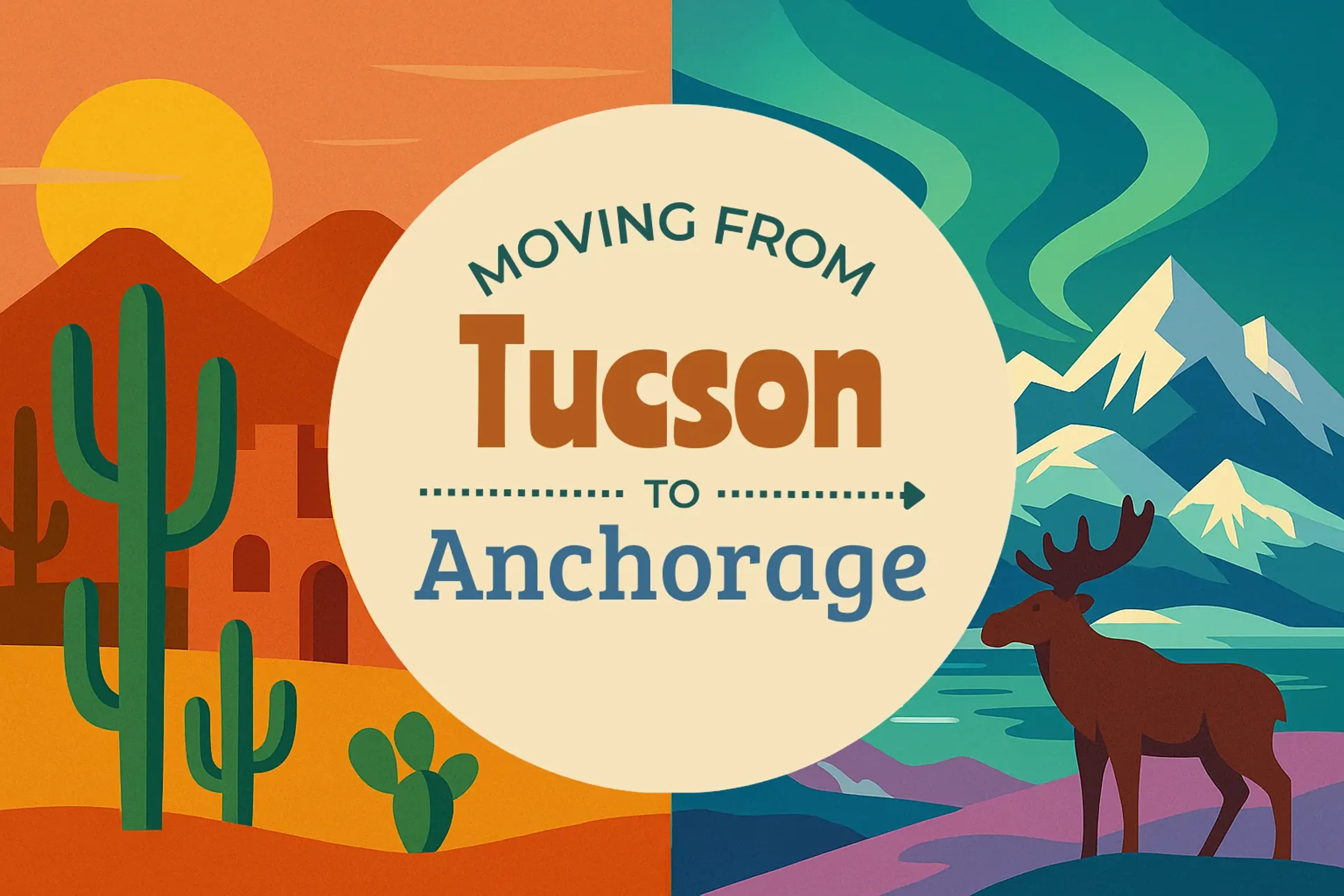 Side-by-side comparison of Tucson to Anchorage moving companies