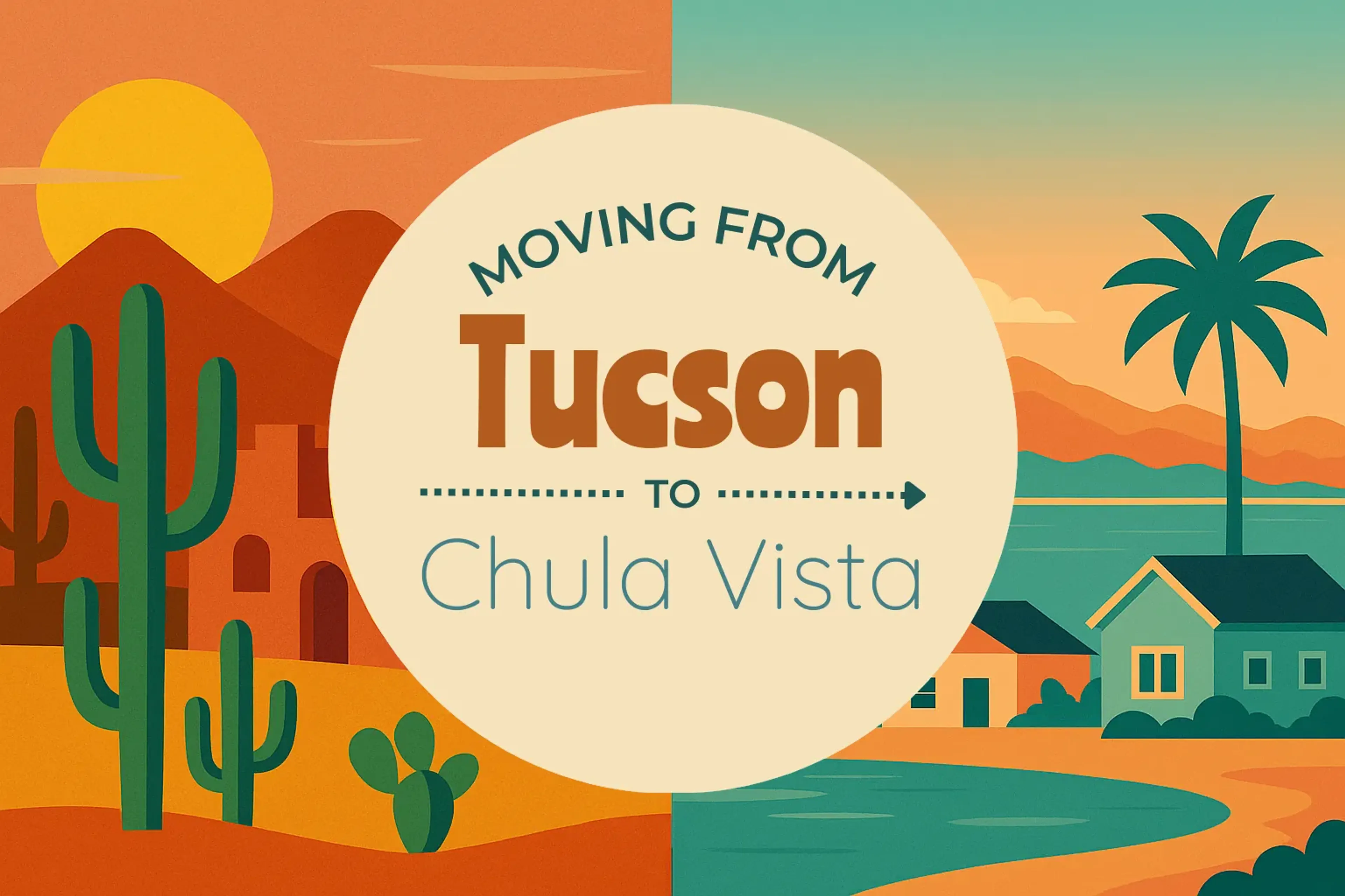 Side-by-side comparison of Tucson to Chula Vista moving companies