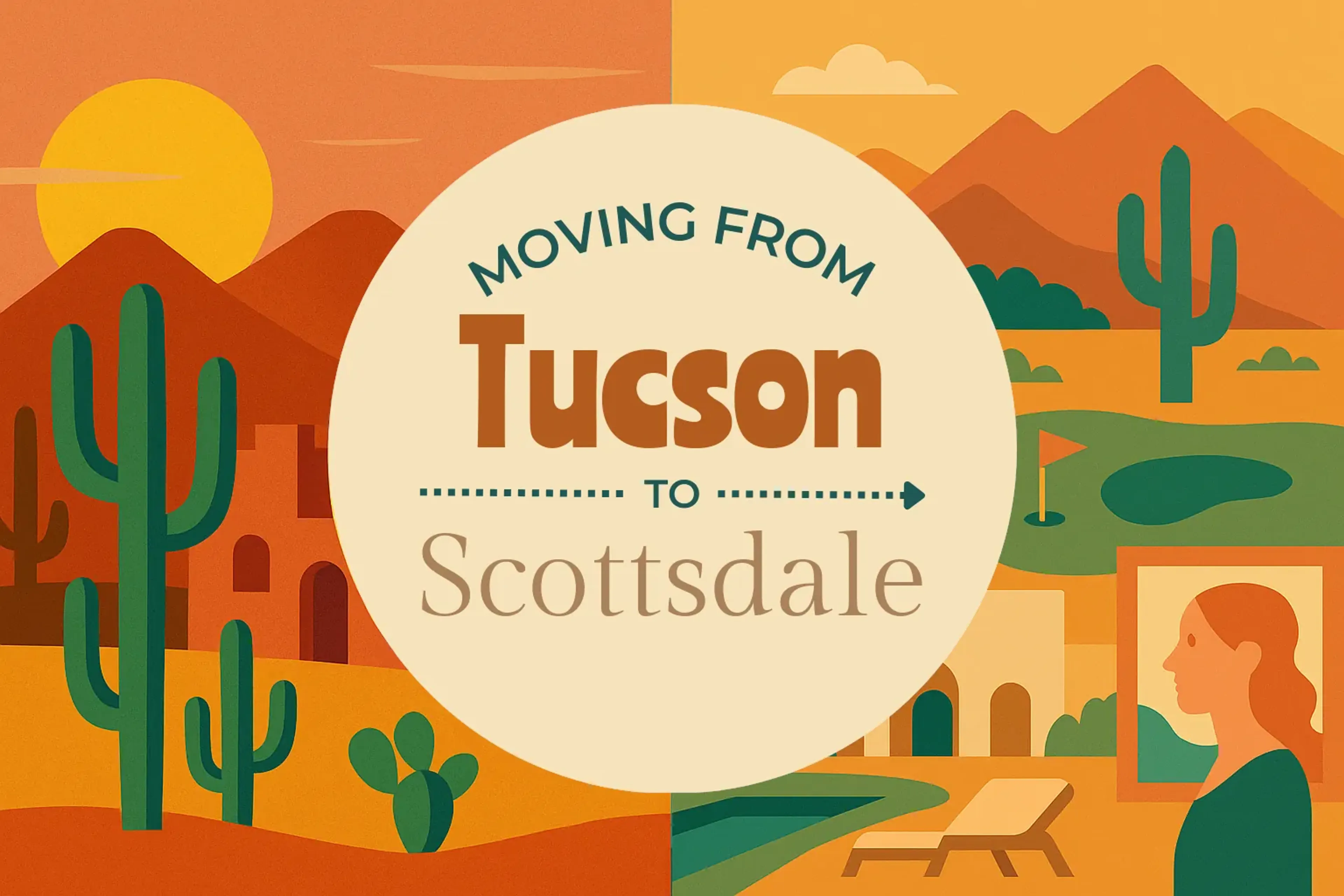 Side-by-side comparison of Tucson to Scottsdale moving companies