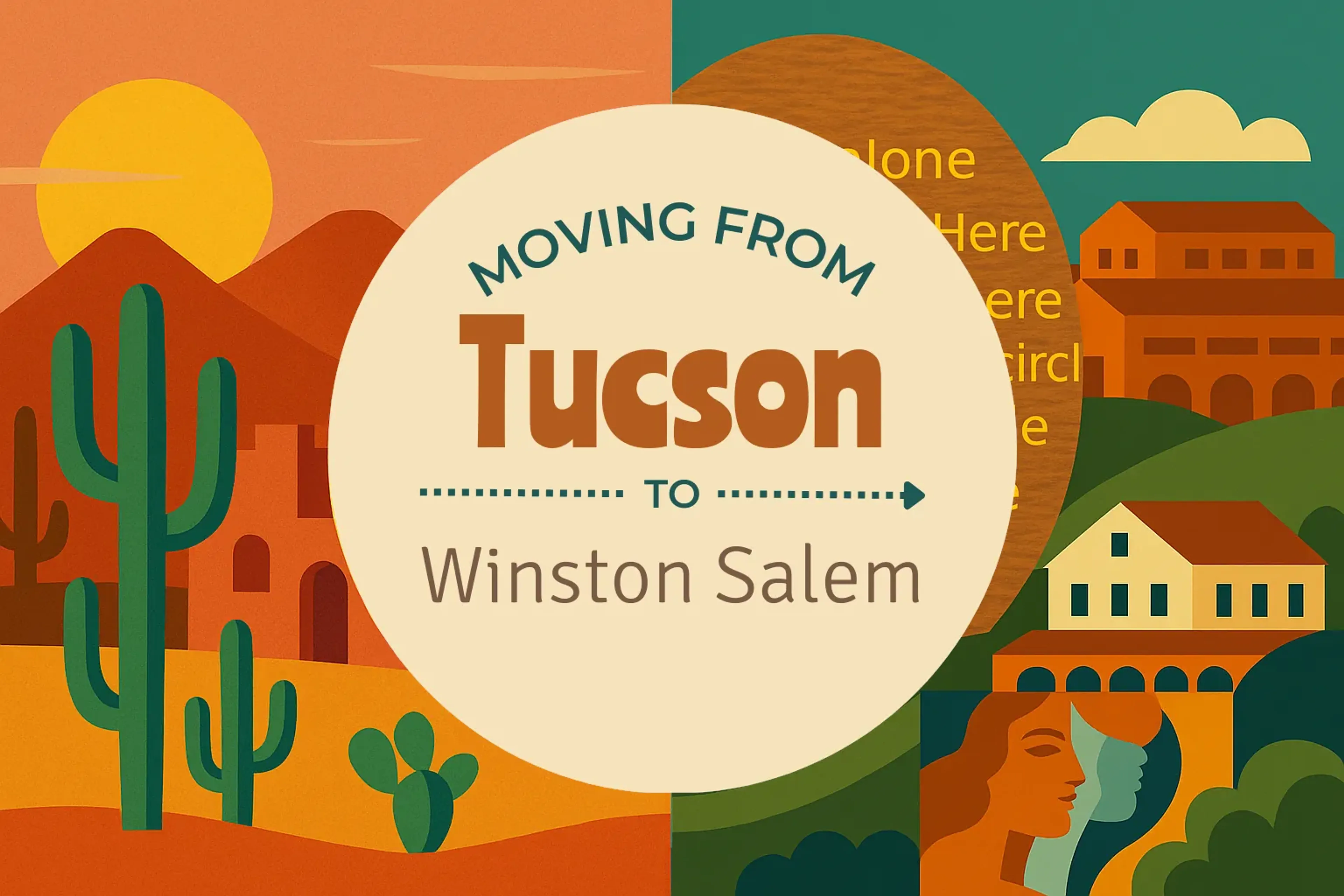 Side-by-side comparison of Tucson to Winston Salem moving companies
