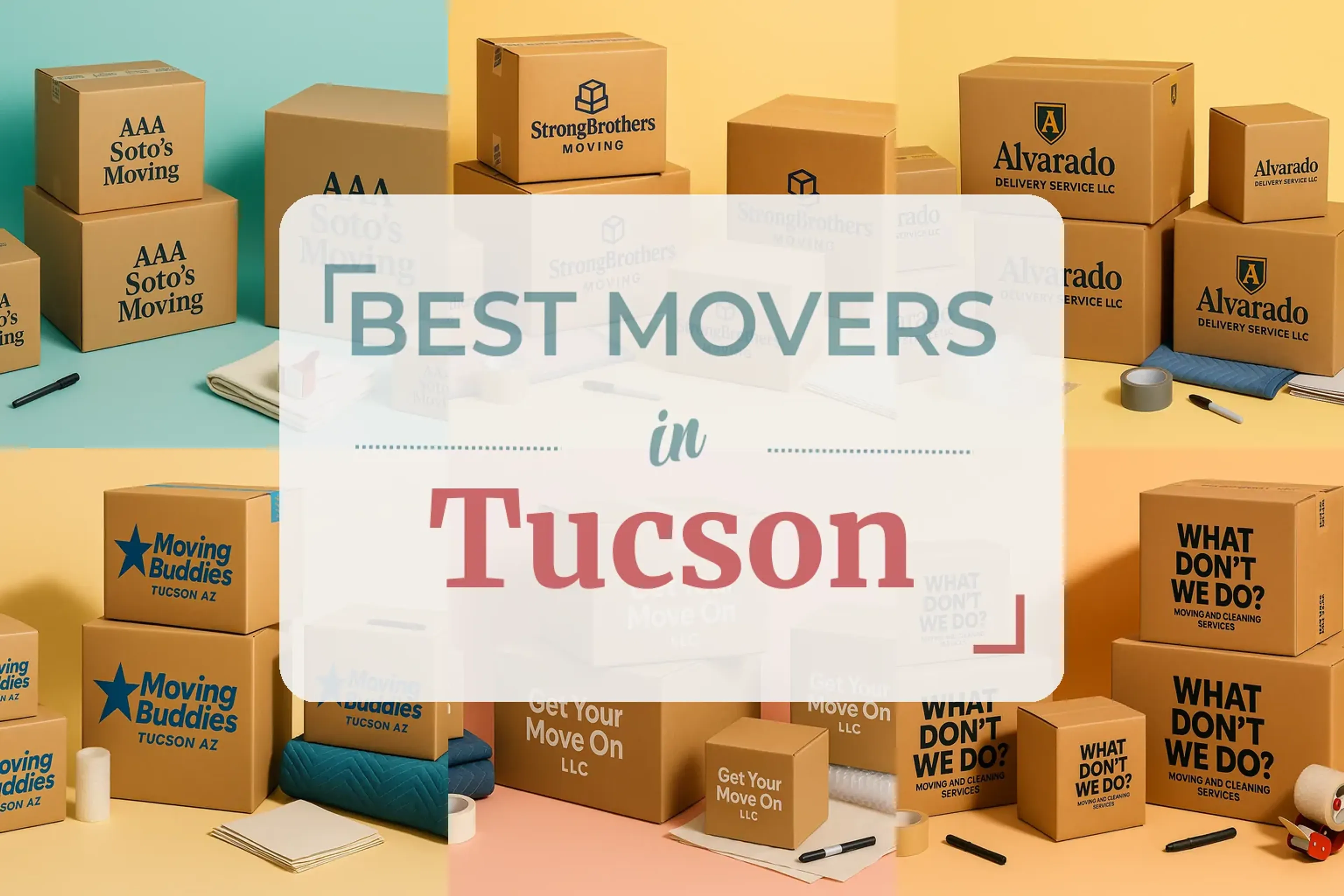 Side-by-side comparison of Tucson moving companies