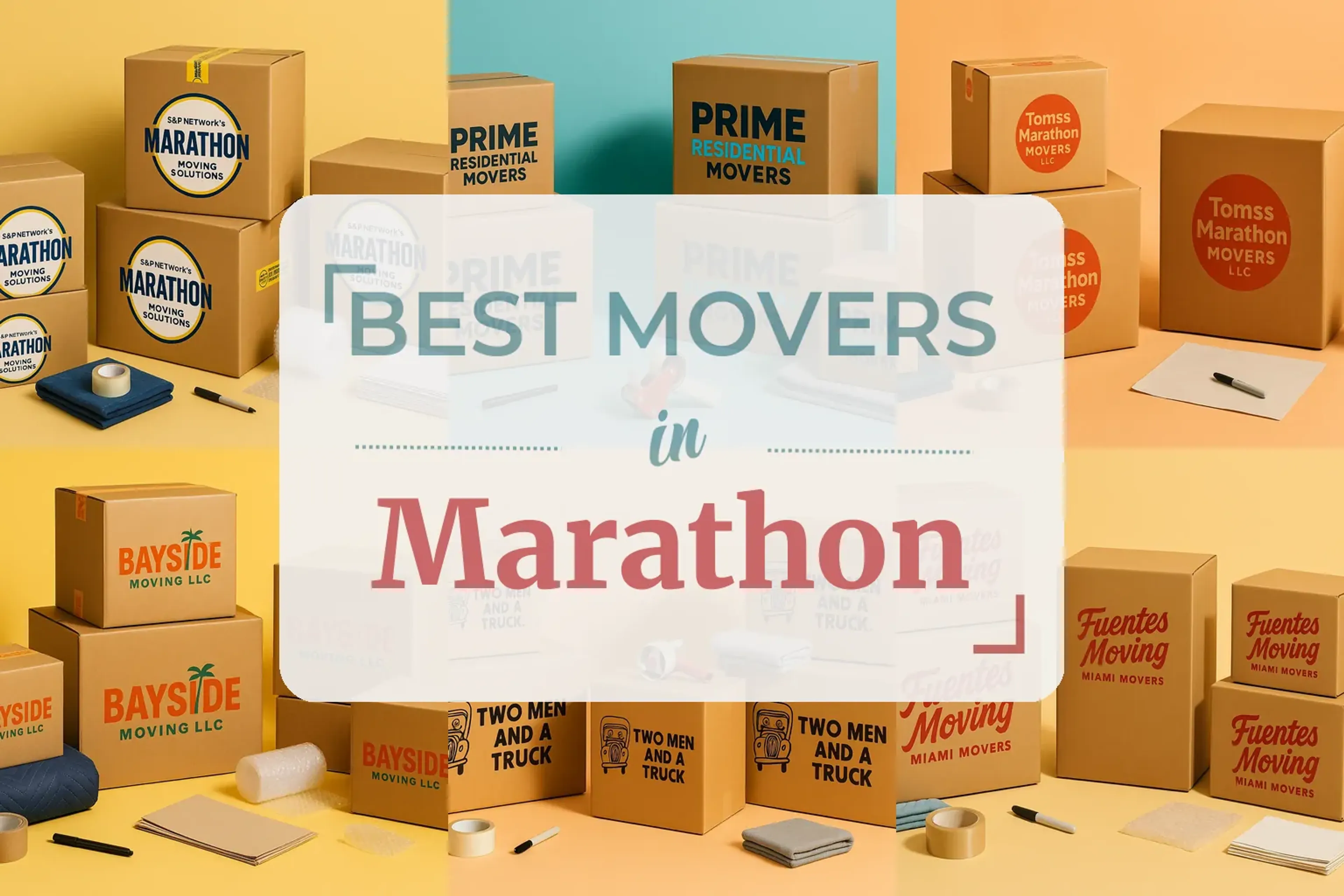 Side-by-side comparison of Marathon moving companies