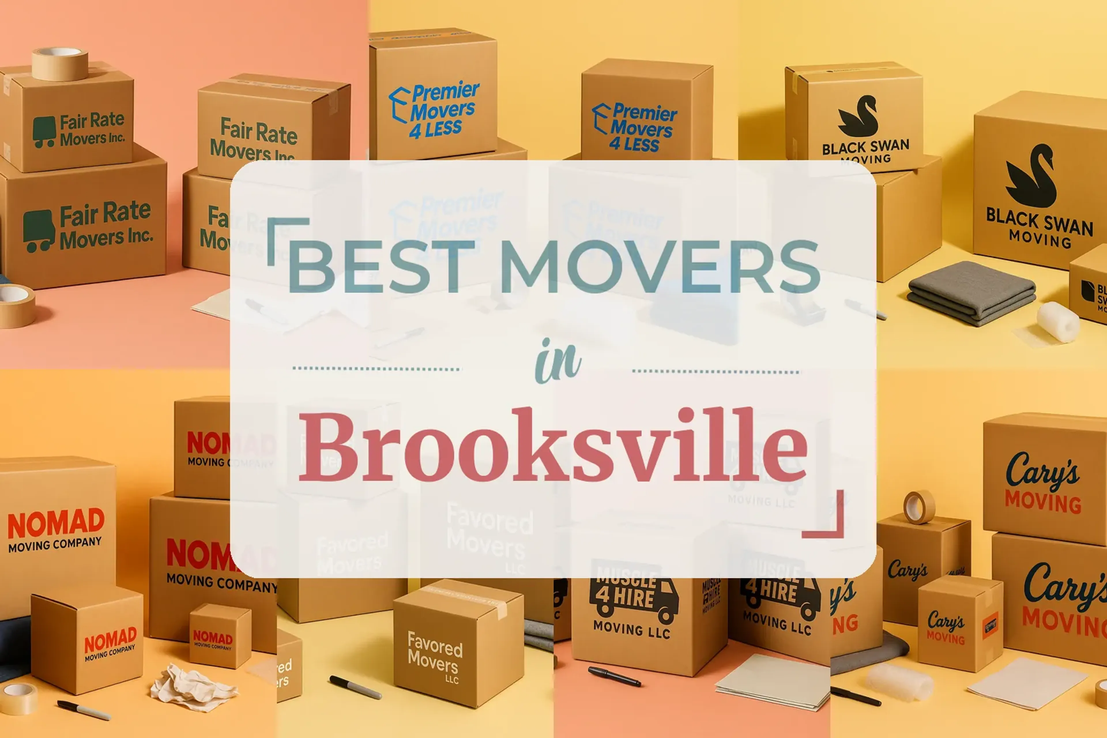 Side-by-side comparison of Brooksville moving companies