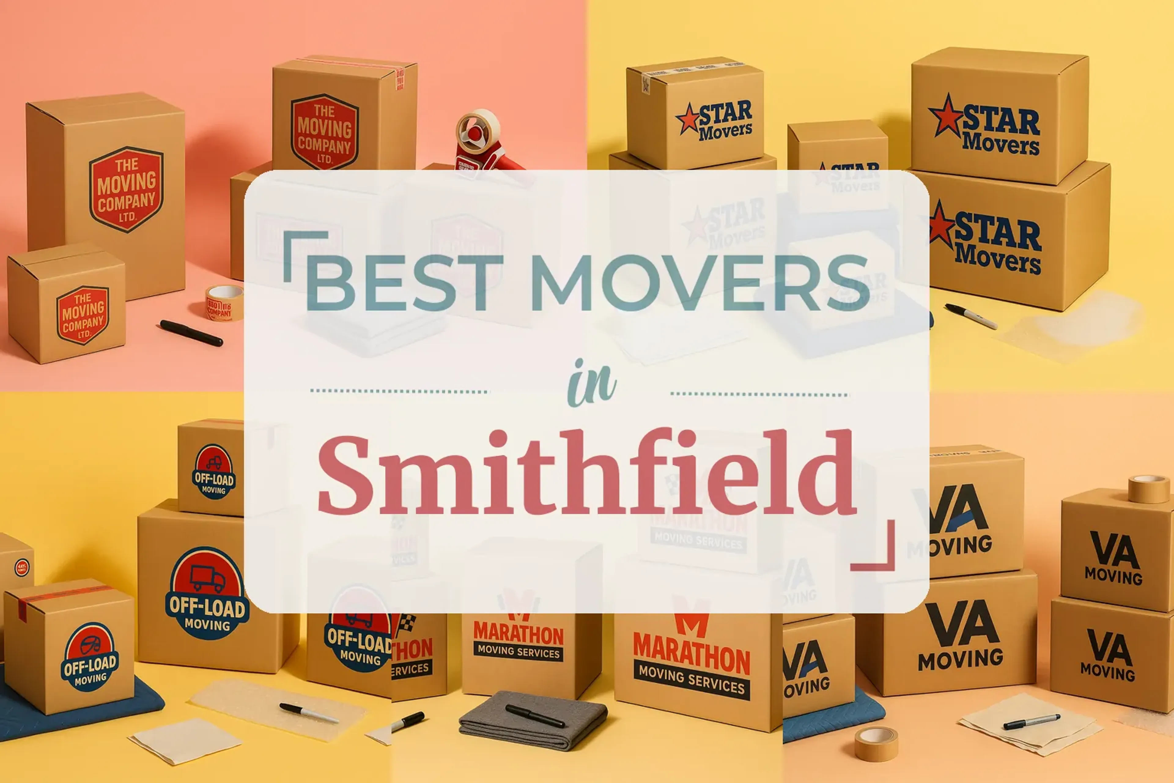 Side-by-side comparison of Smithfield moving companies