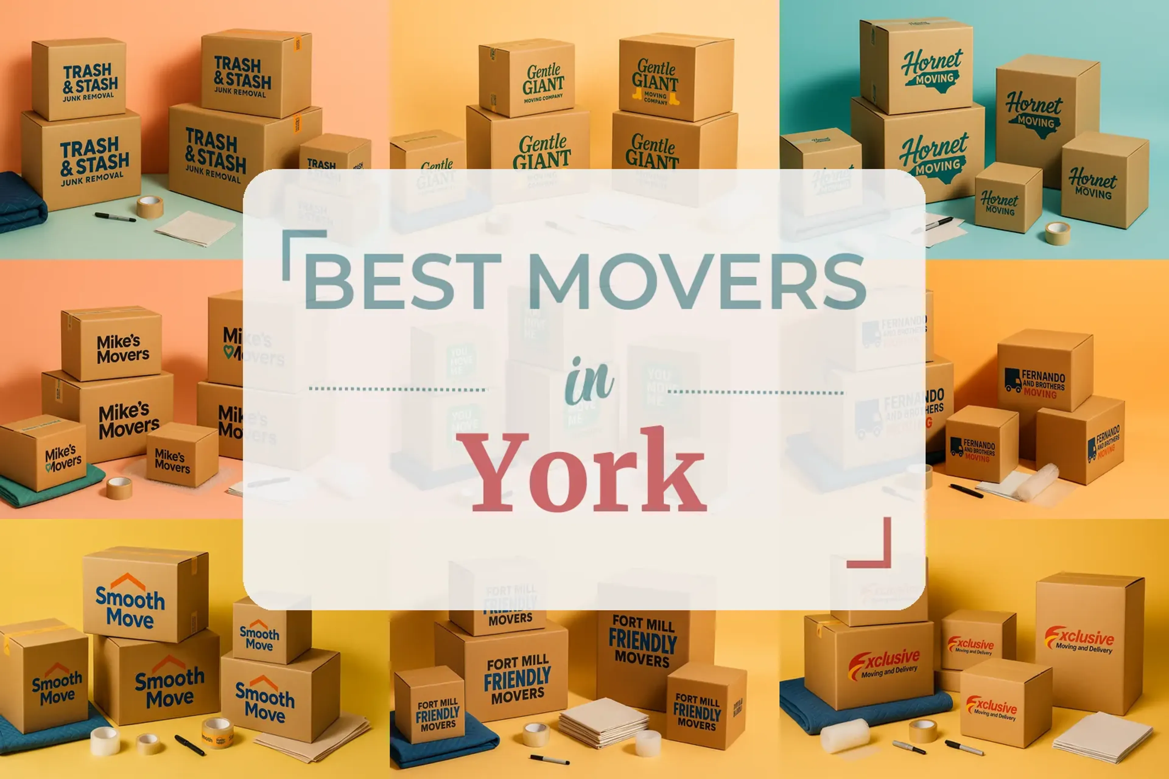 Side-by-side comparison of York moving companies