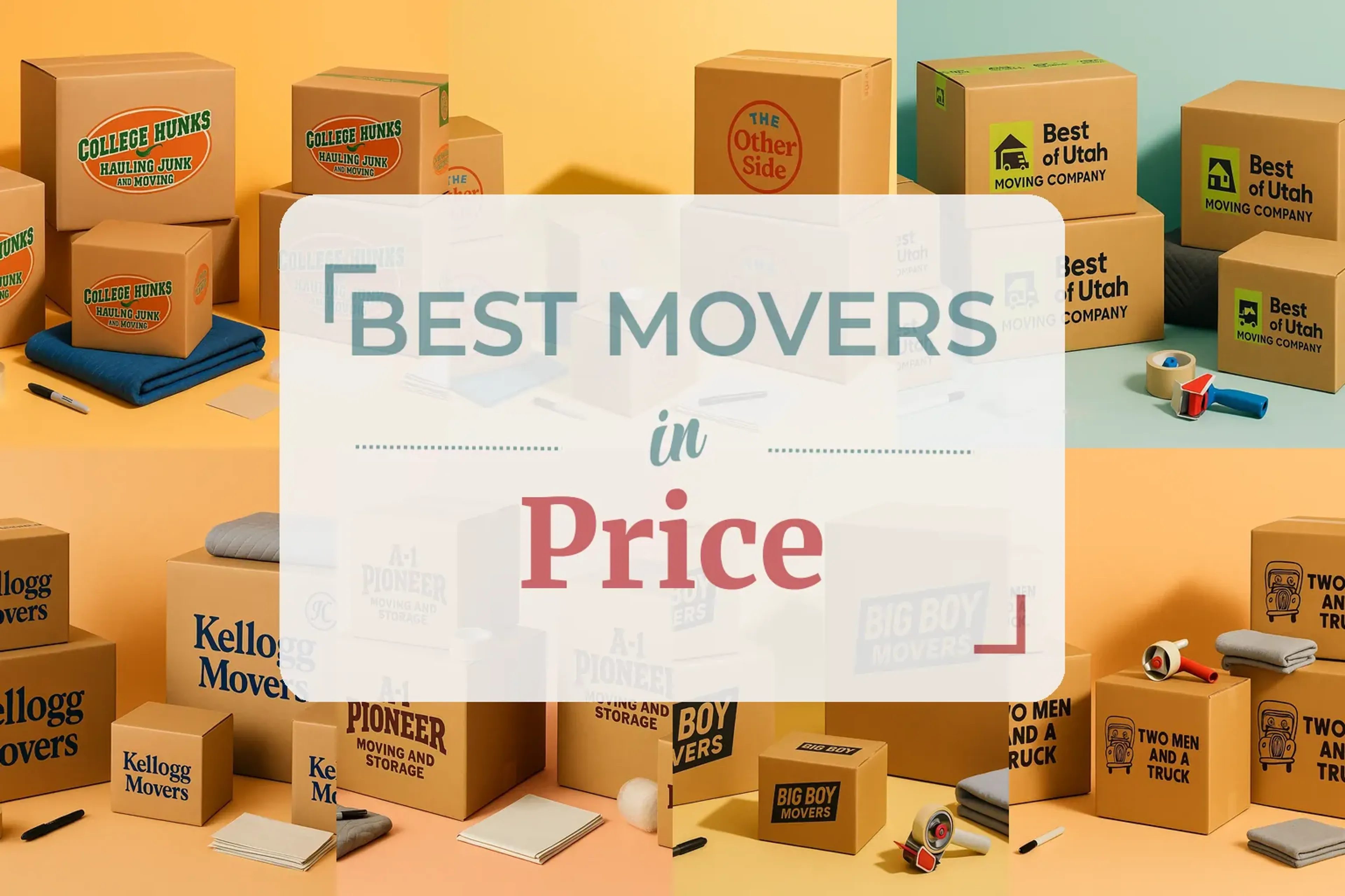 Side-by-side comparison of Price moving companies