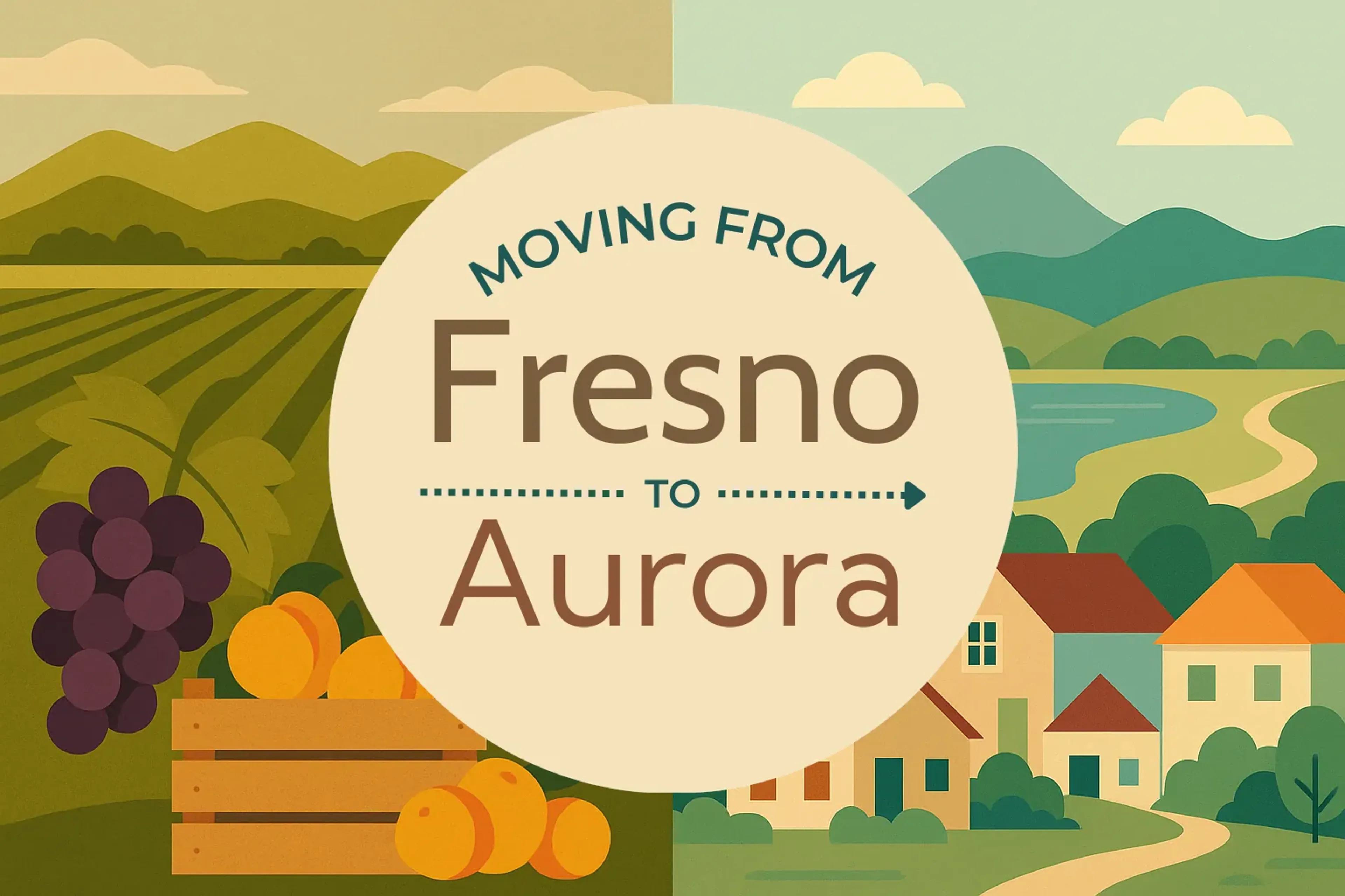Side-by-side comparison of Fresno to Aurora moving companies