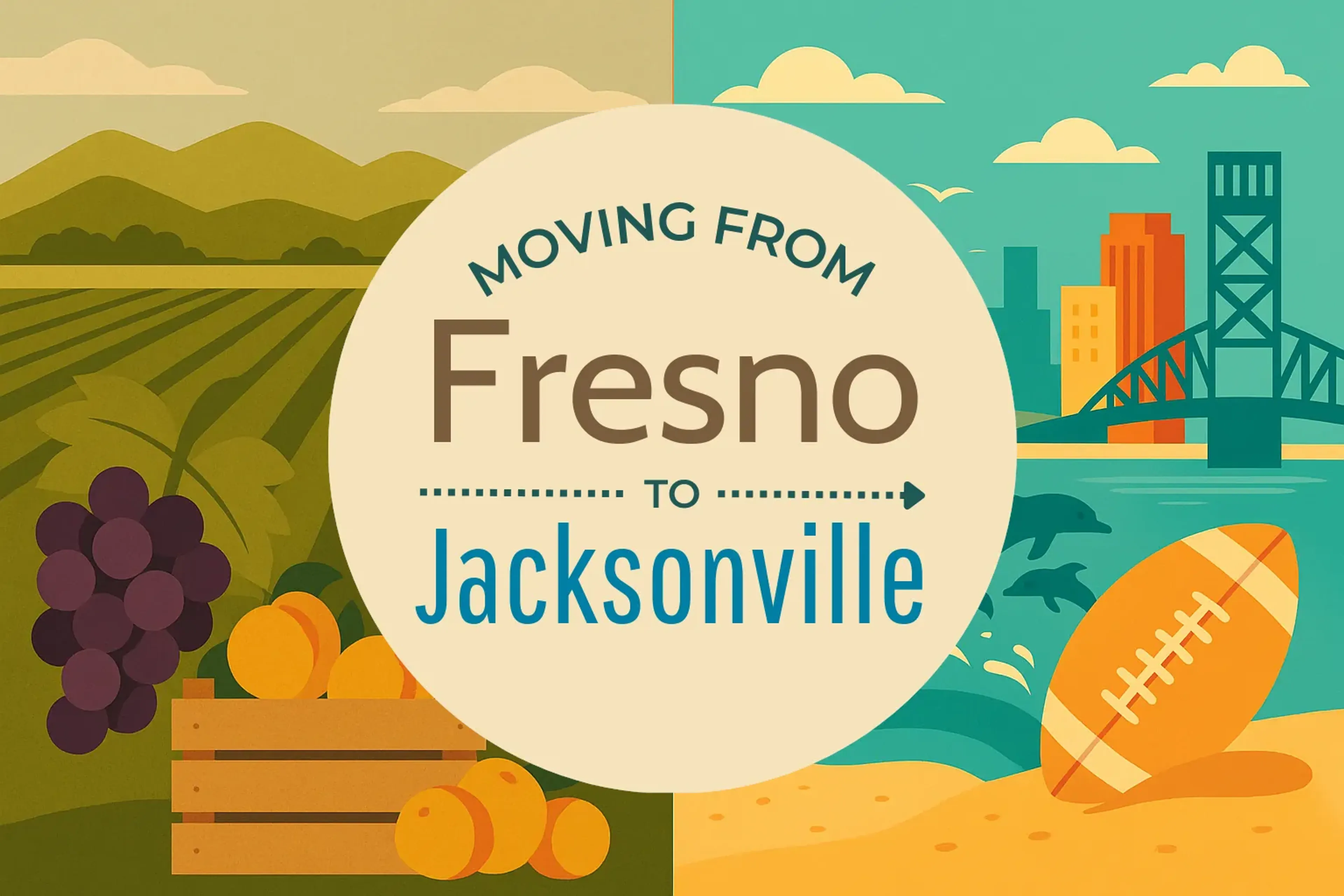 Side-by-side comparison of Fresno to Jacksonville moving companies