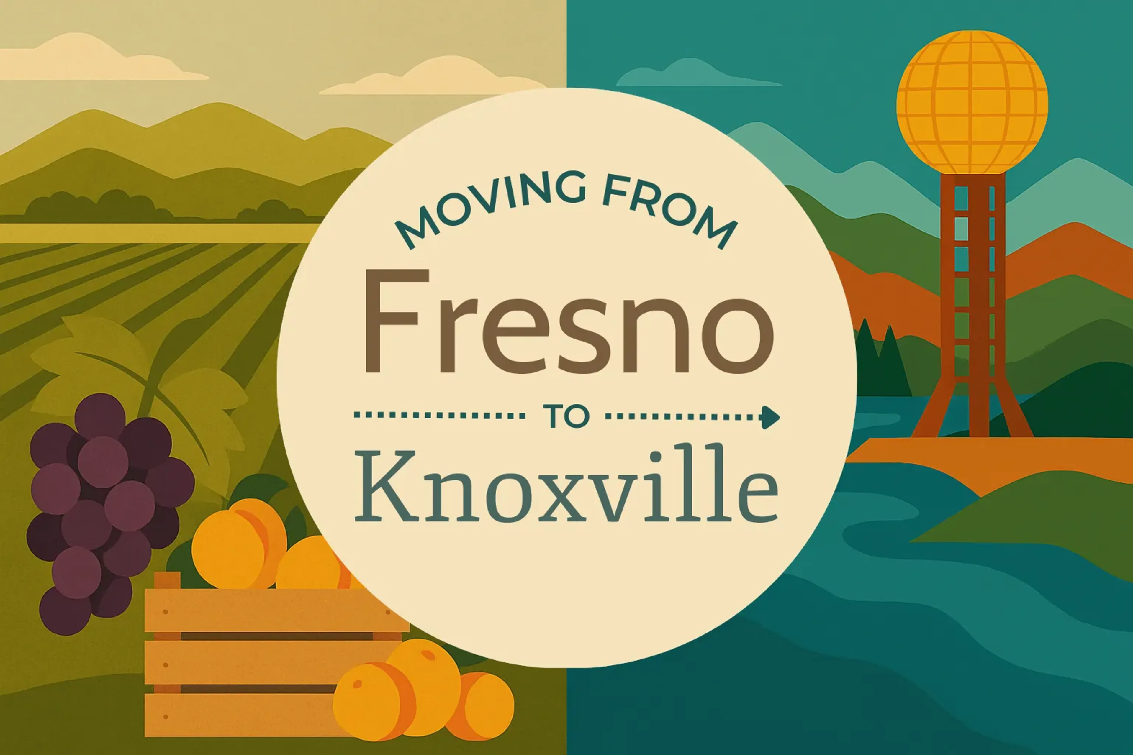 Side-by-side comparison of Fresno to Knoxville moving companies