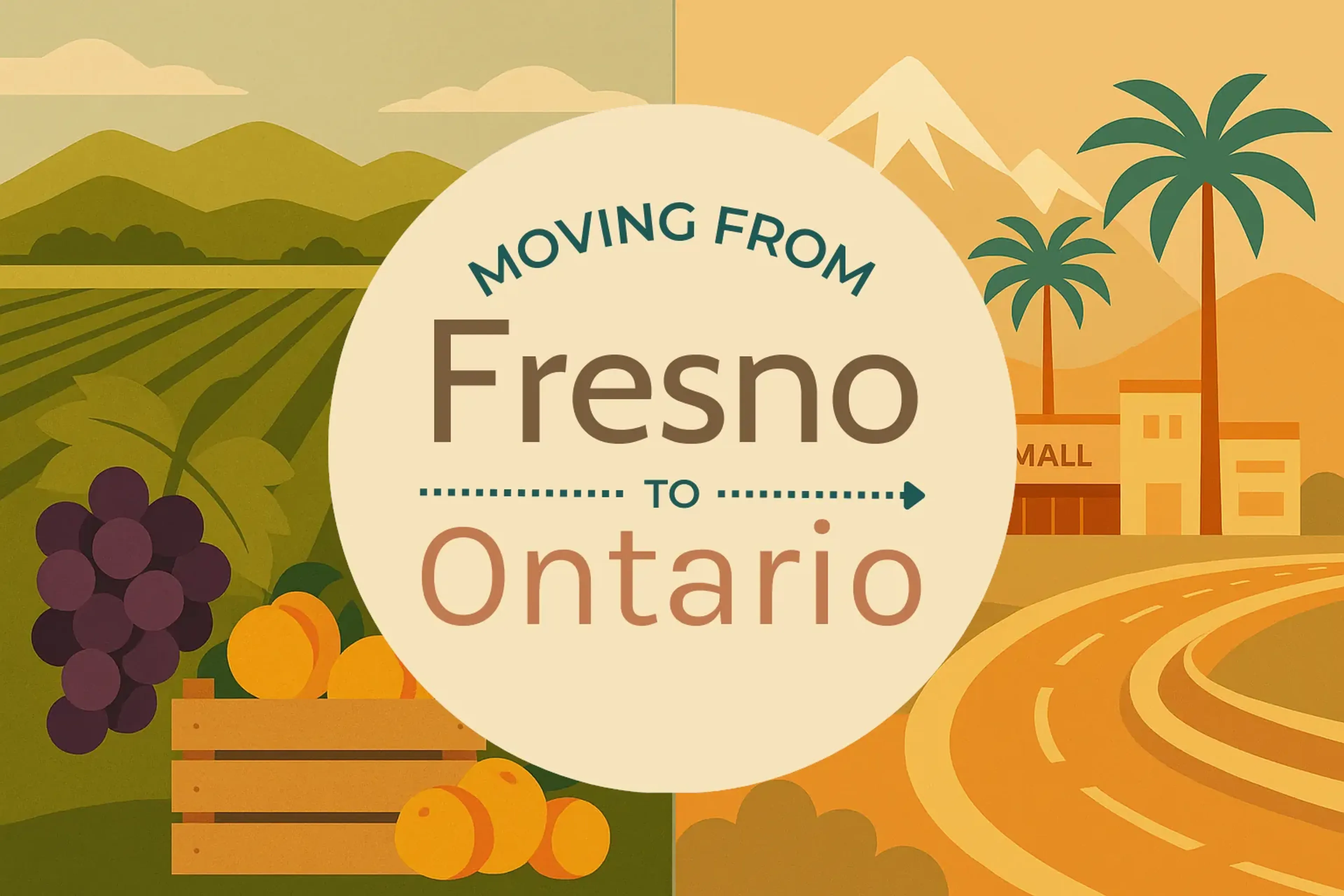 Side-by-side comparison of Fresno to Ontario moving companies