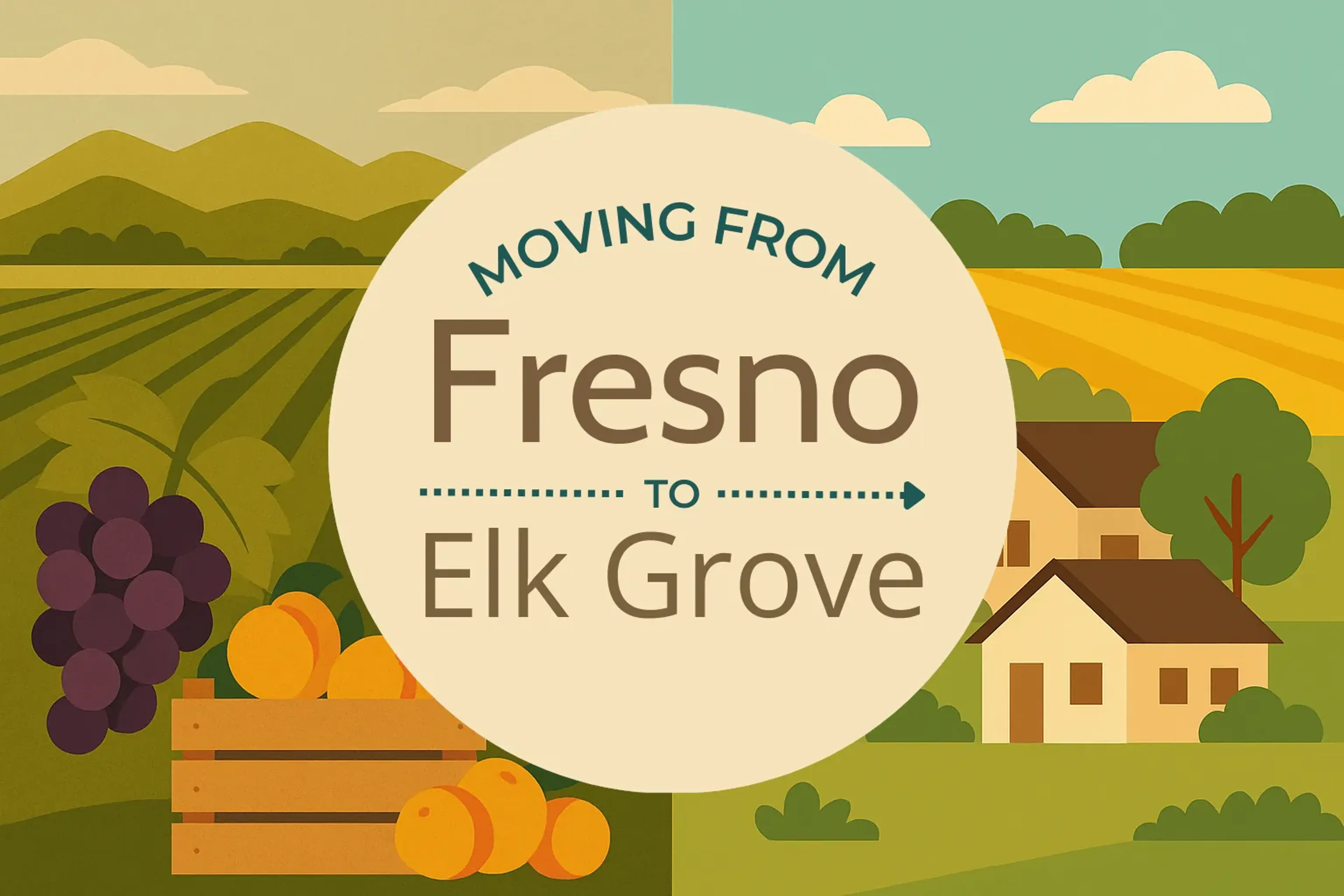 Side-by-side comparison of Fresno to Elk Grove moving companies