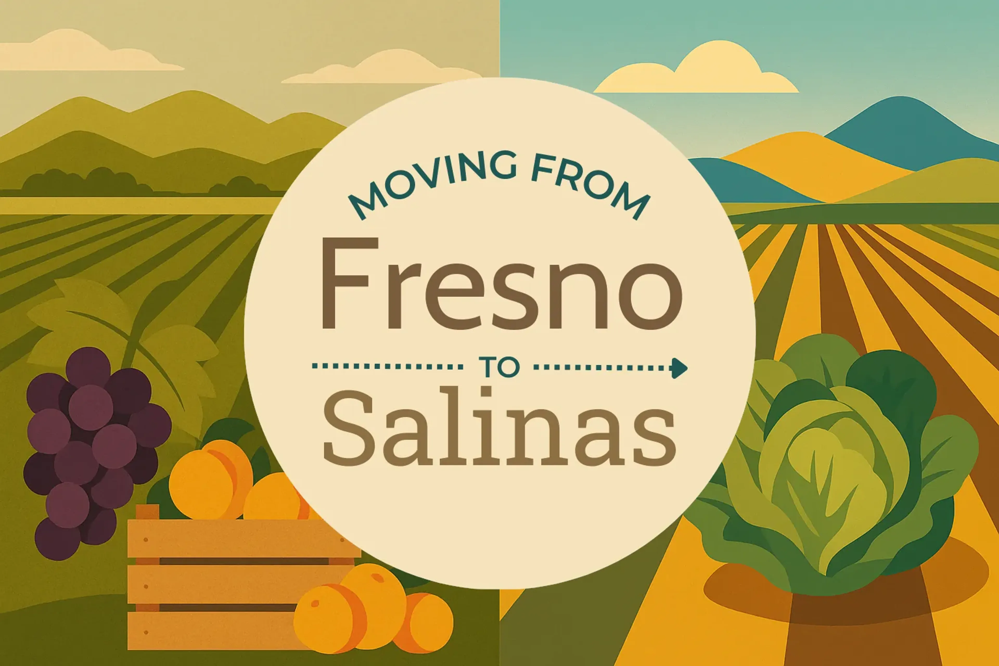 Side-by-side comparison of Fresno to Salinas moving companies